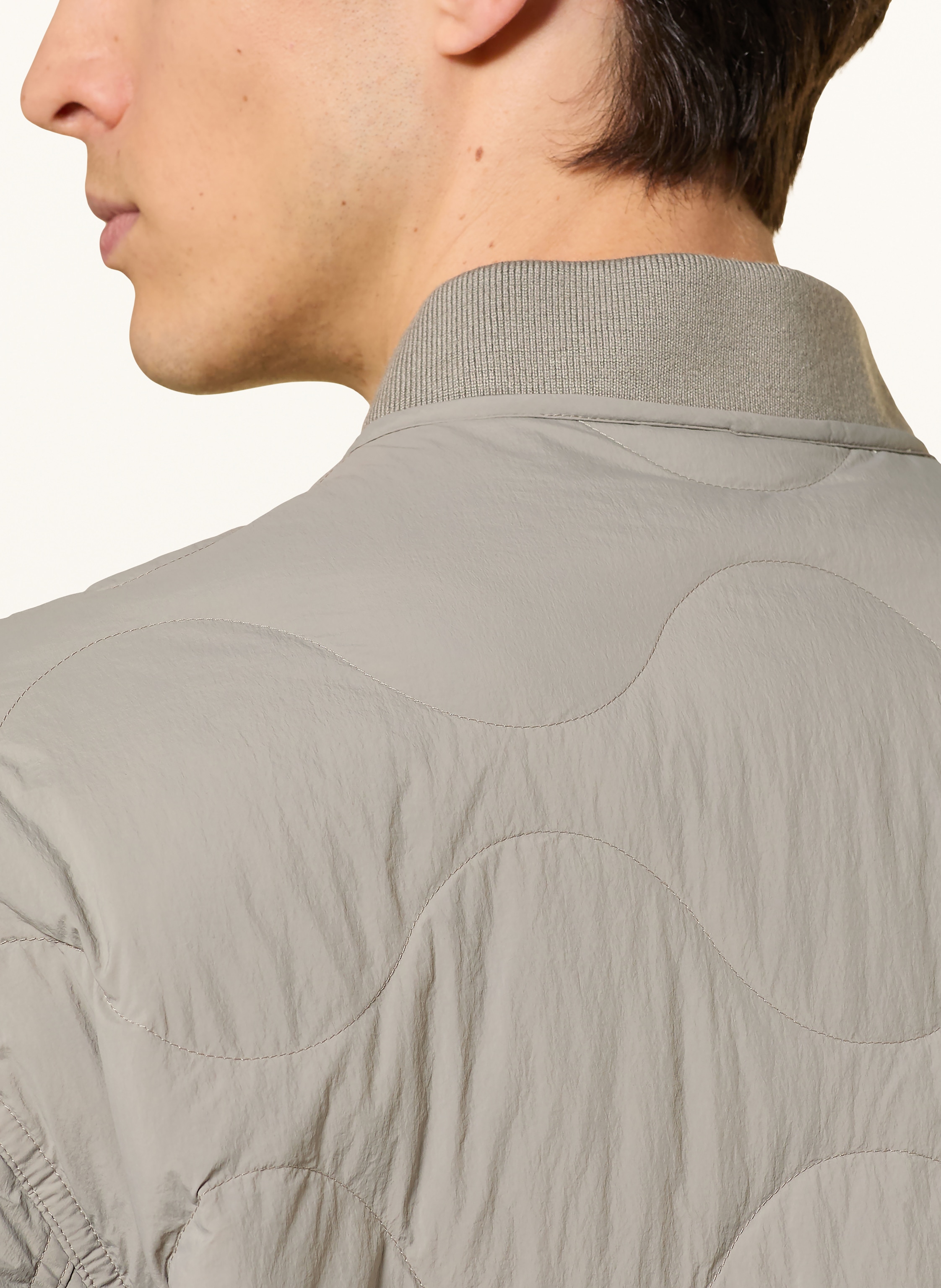 Thumbnail - Arket Lightweight-Daunenjacke grau