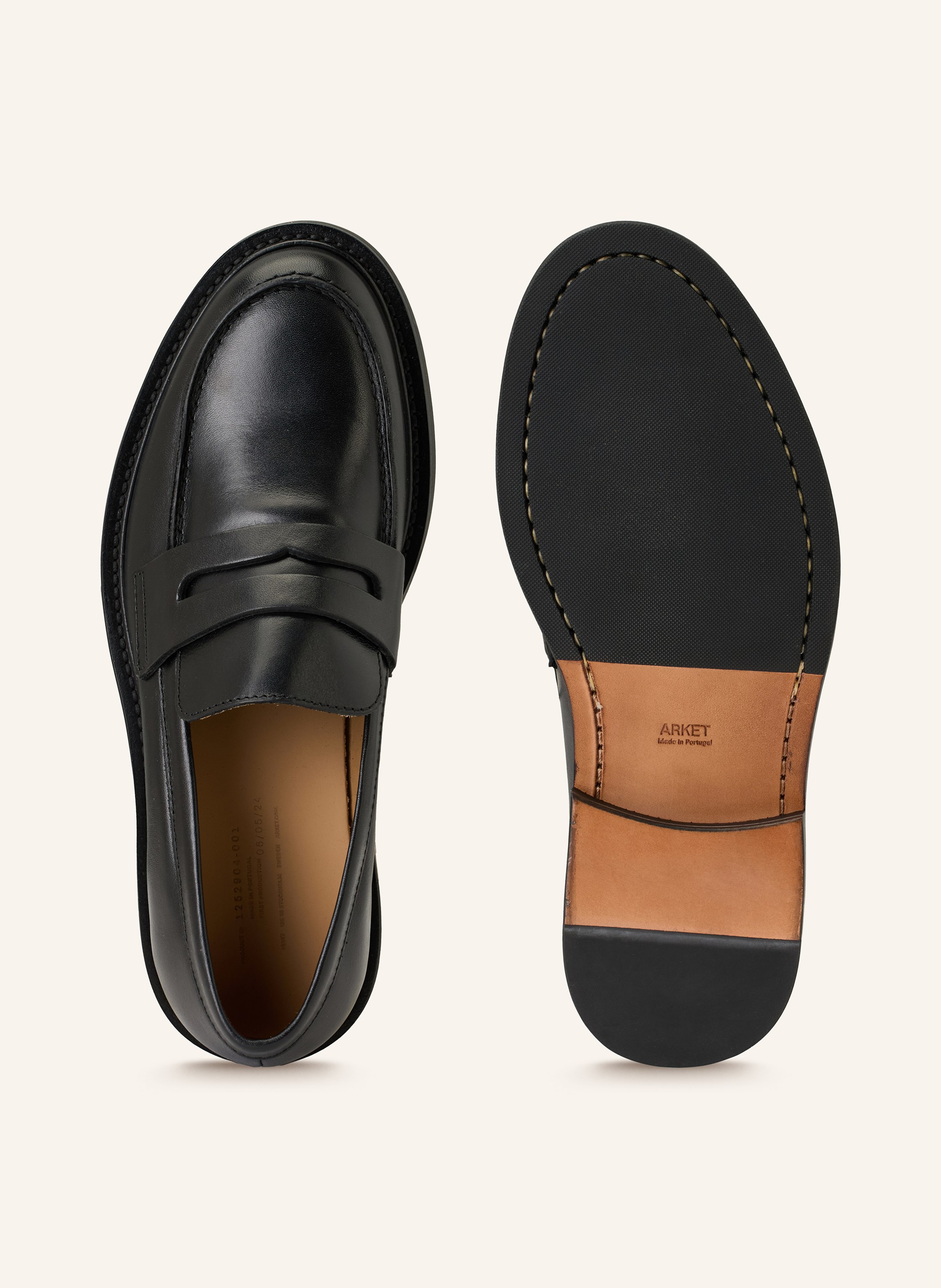 Thumbnail - Arket Penny-Loafer schwarz