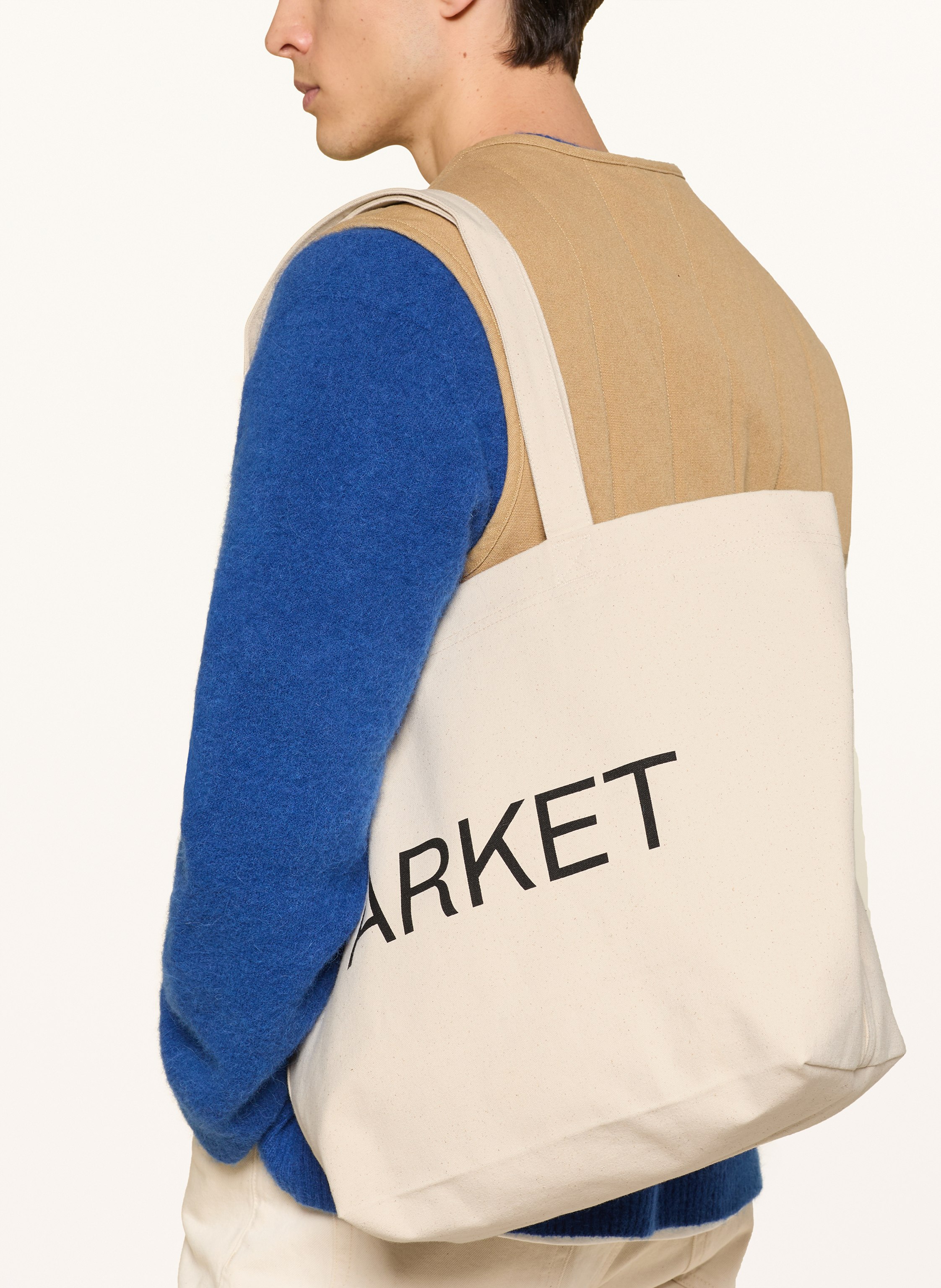 Thumbnail - Arket Shopper beige
