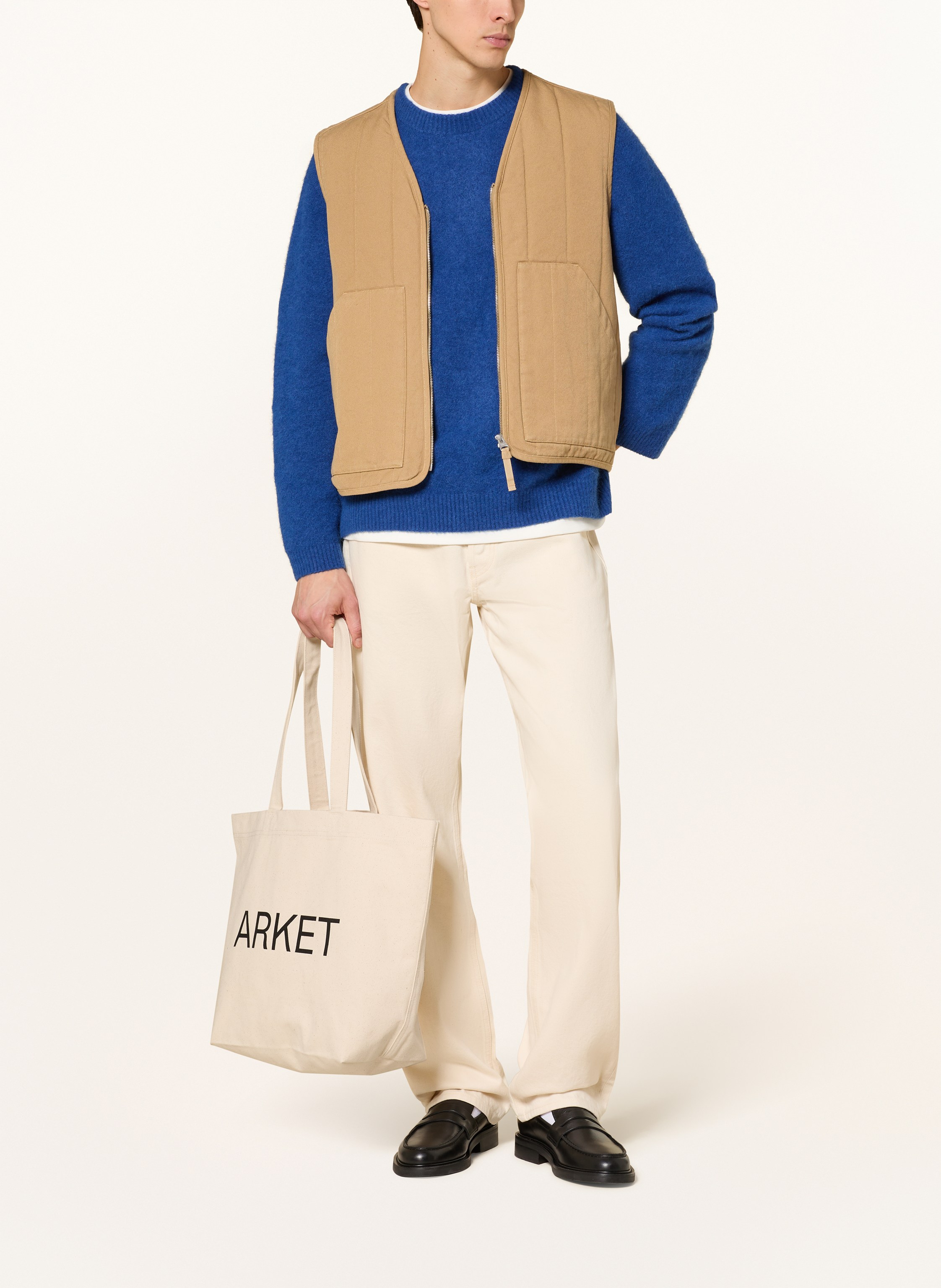 Thumbnail - Arket Shopper beige