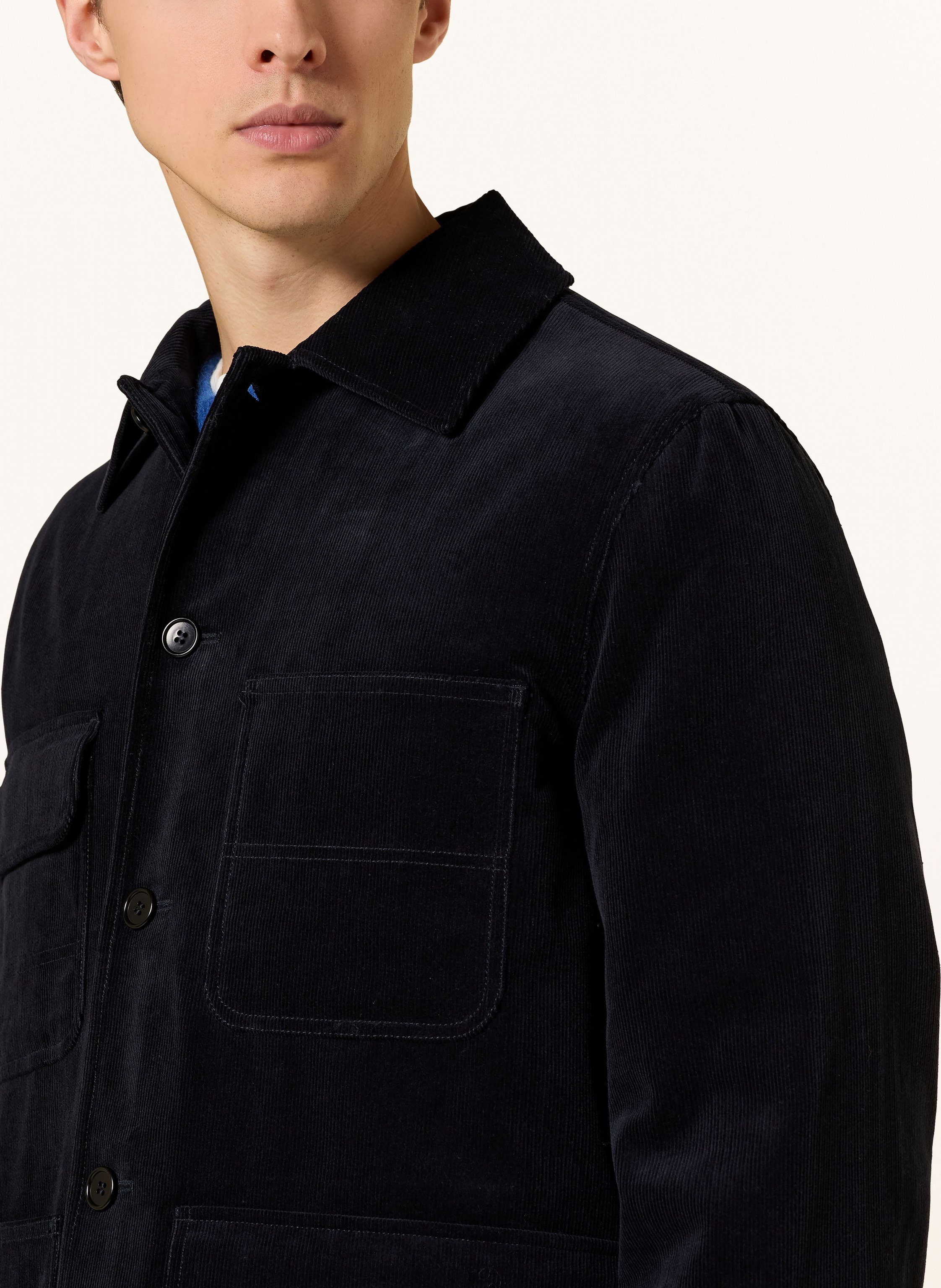 Thumbnail - Arket Cord-Overjacket blau