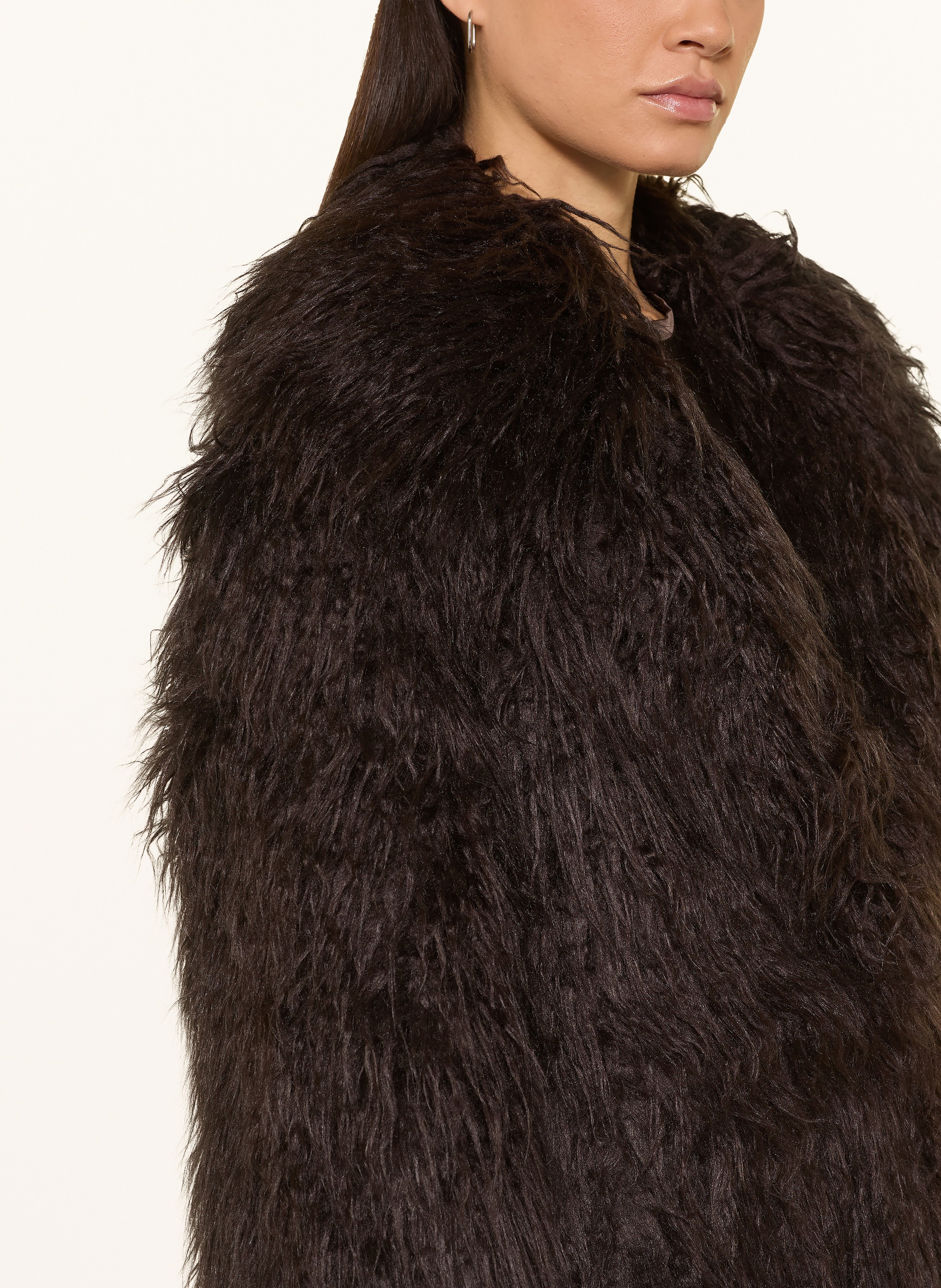 Thumbnail - Leger Studio Kunstfell-Jacke Inge braun