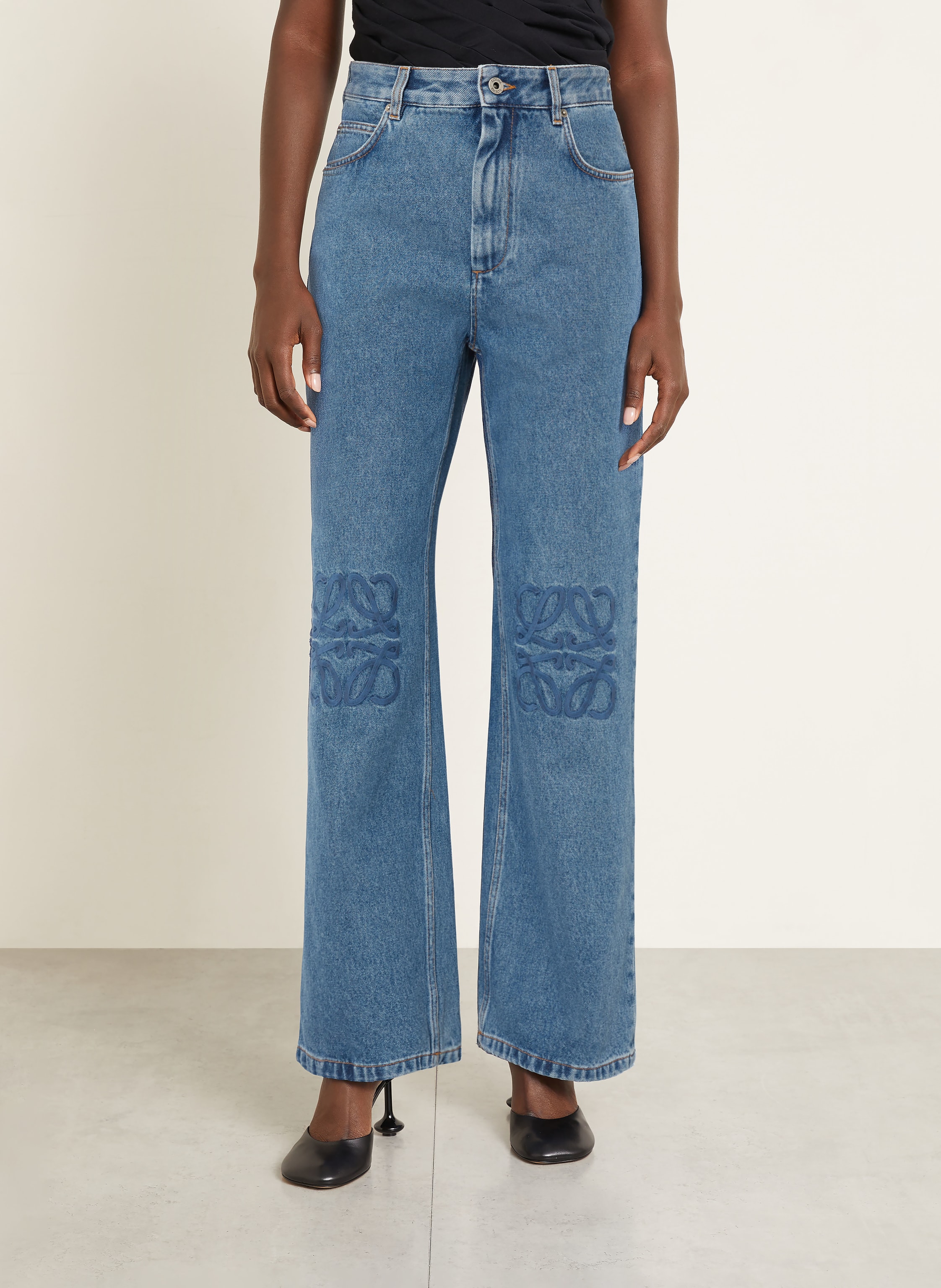 Thumbnail - Loewe Boyfriend Jeans blau