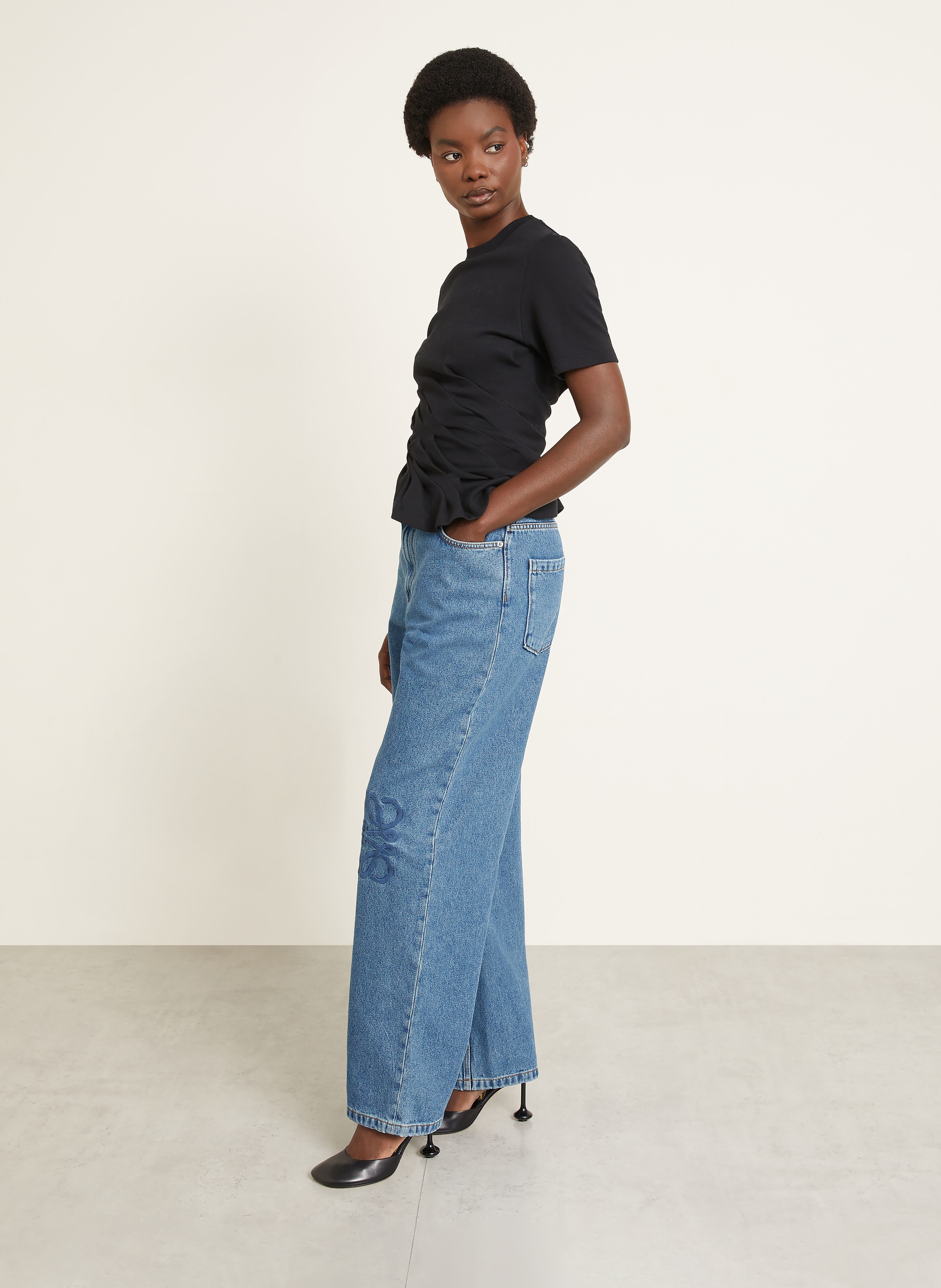 Thumbnail - Loewe Boyfriend Jeans blau
