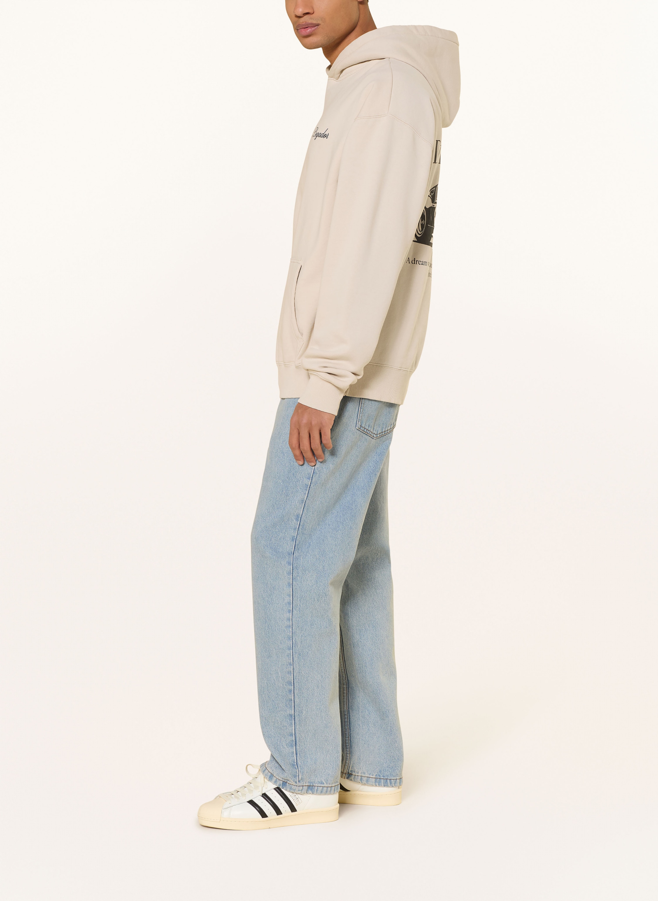 Thumbnail - Pegador Oversized-Hoodie Brixen beige