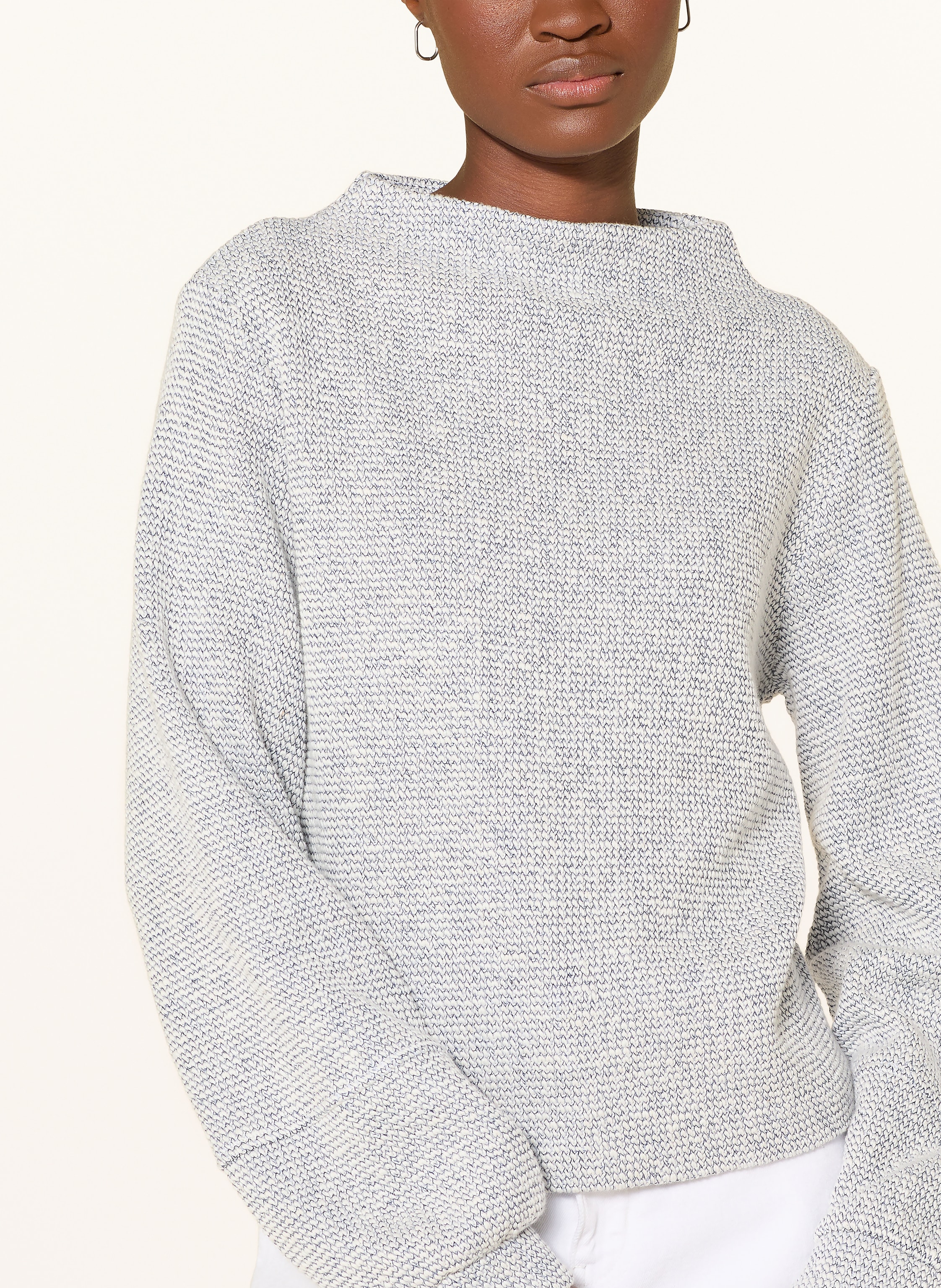 Thumbnail - Opus Pullover Glimsa Mit Abnehmbarer Schluppe weiss