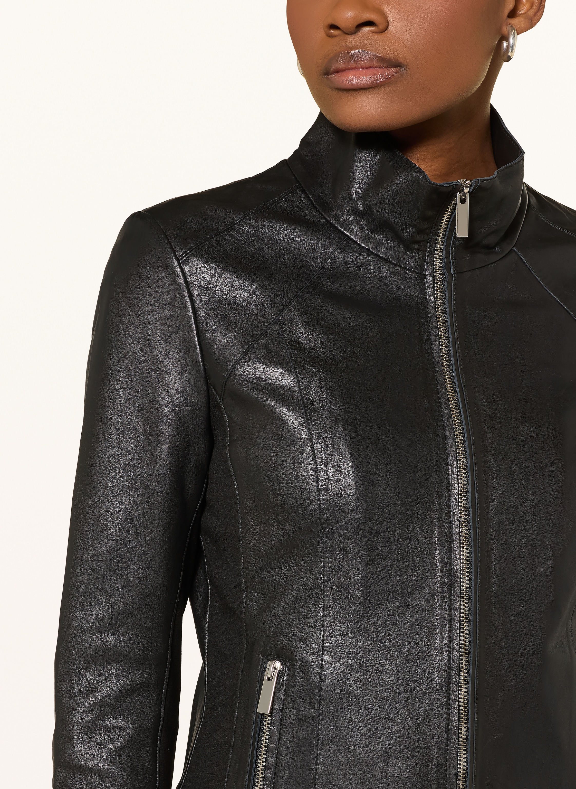 Thumbnail - Ricano Lederjacke schwarz