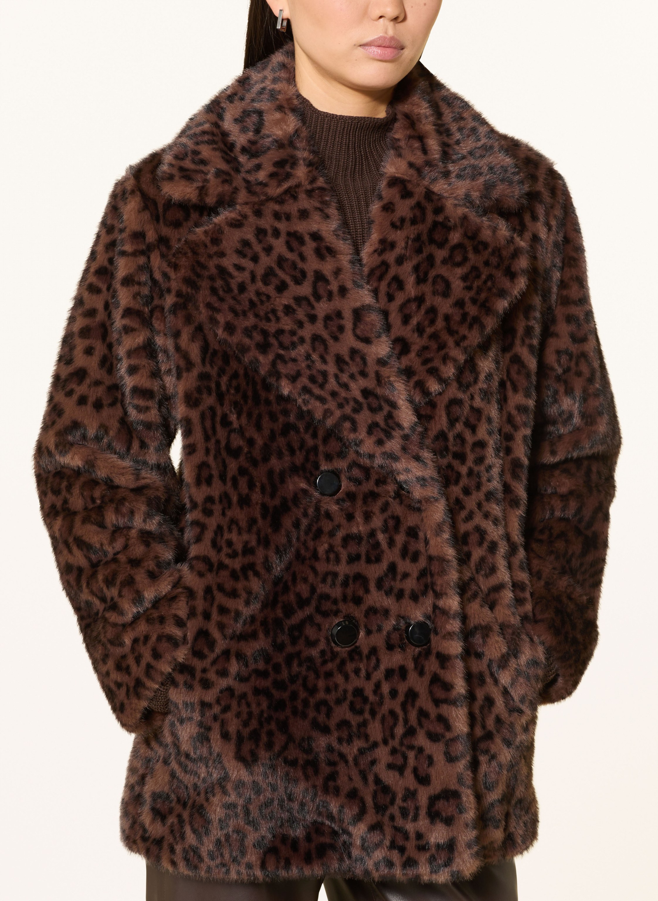 Thumbnail - Joseph Ribkoff Kunstfell-Jacke schwarz