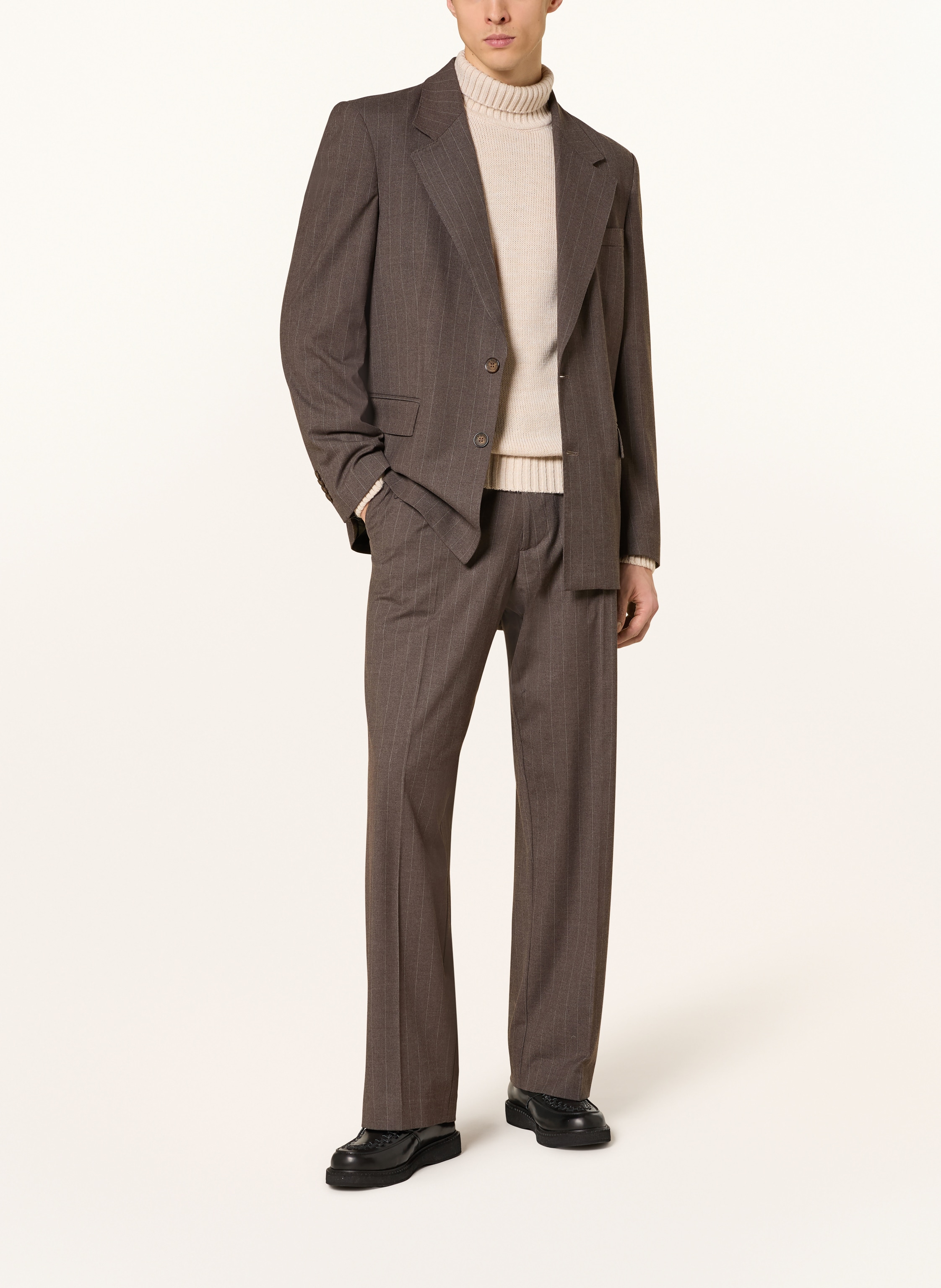 Thumbnail - I'm Brian Rollkragenpullover beige