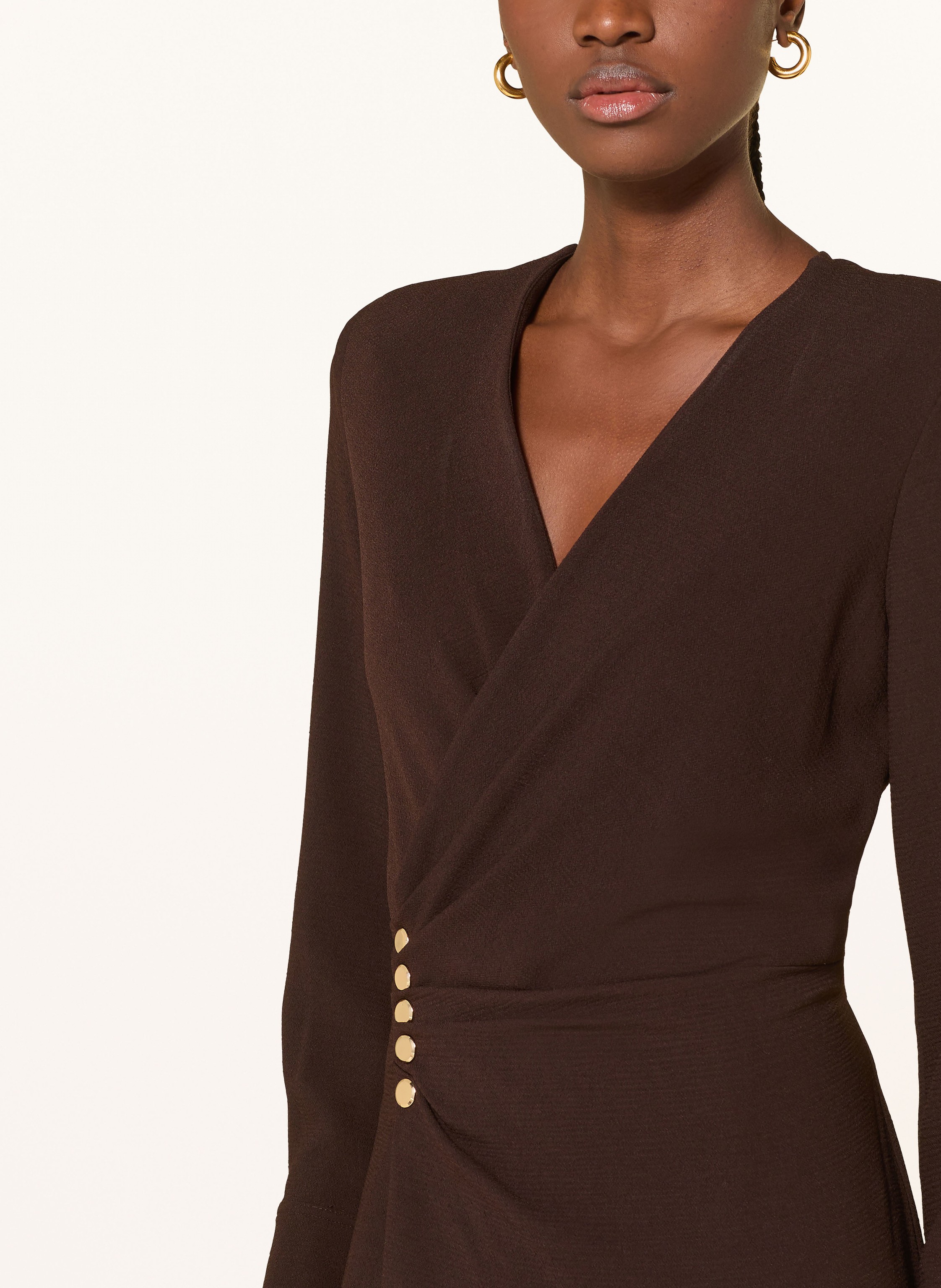 Thumbnail - Ba&Sh Kleid Fiji braun