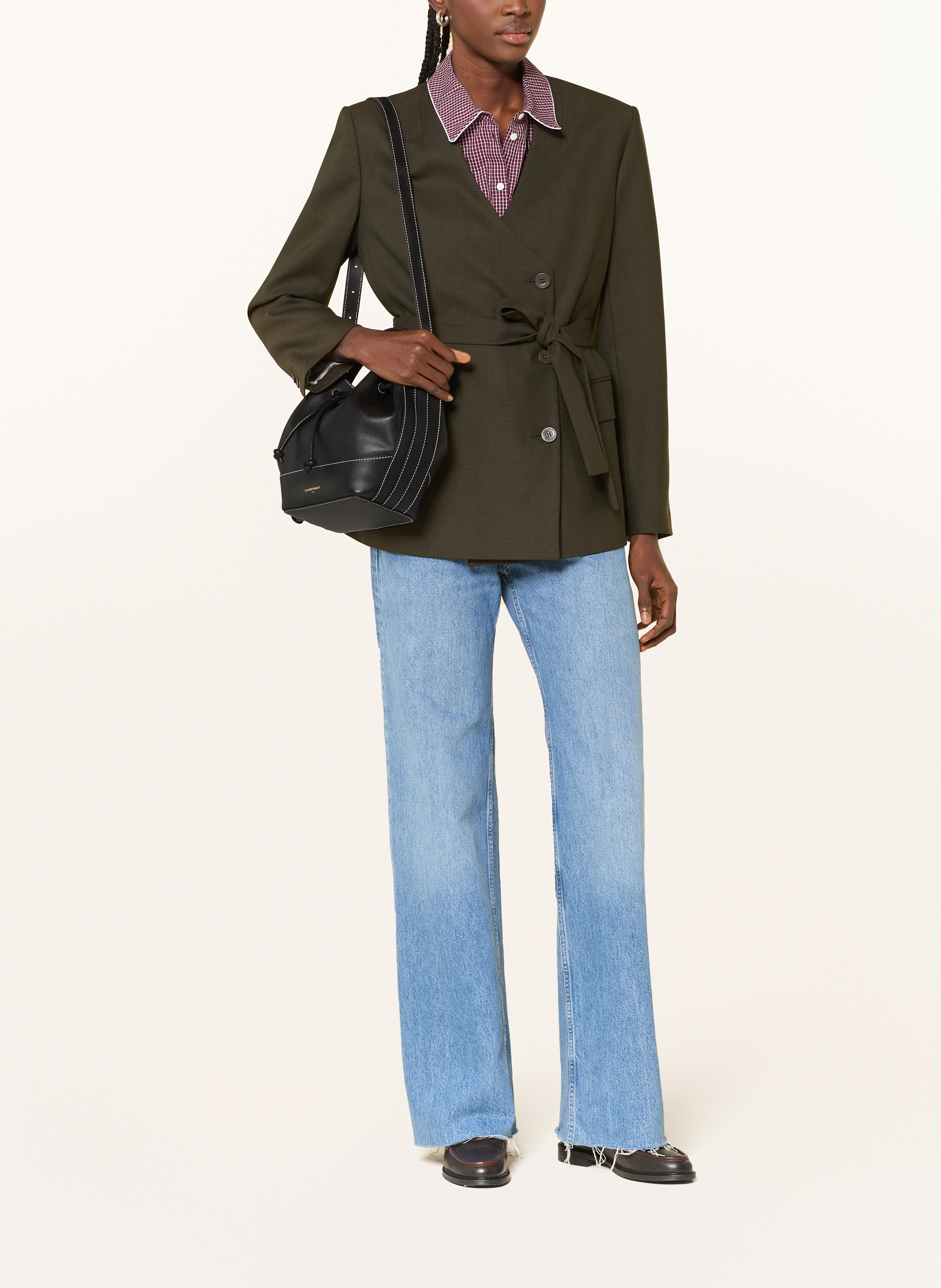 Thumbnail - Claudie Pierlot Beuteltasche schwarz