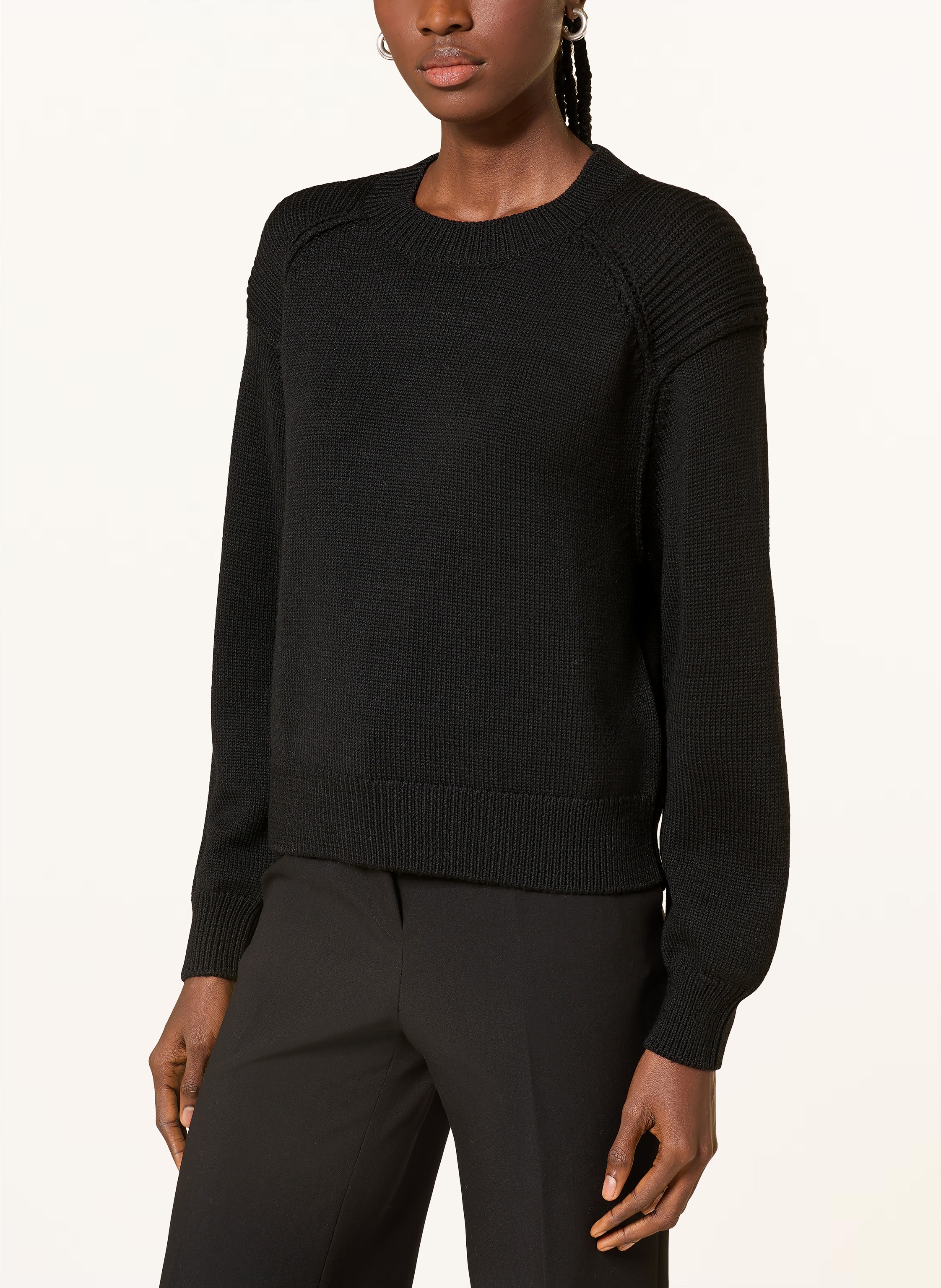 Thumbnail - Ba&Sh Pullover Liara schwarz