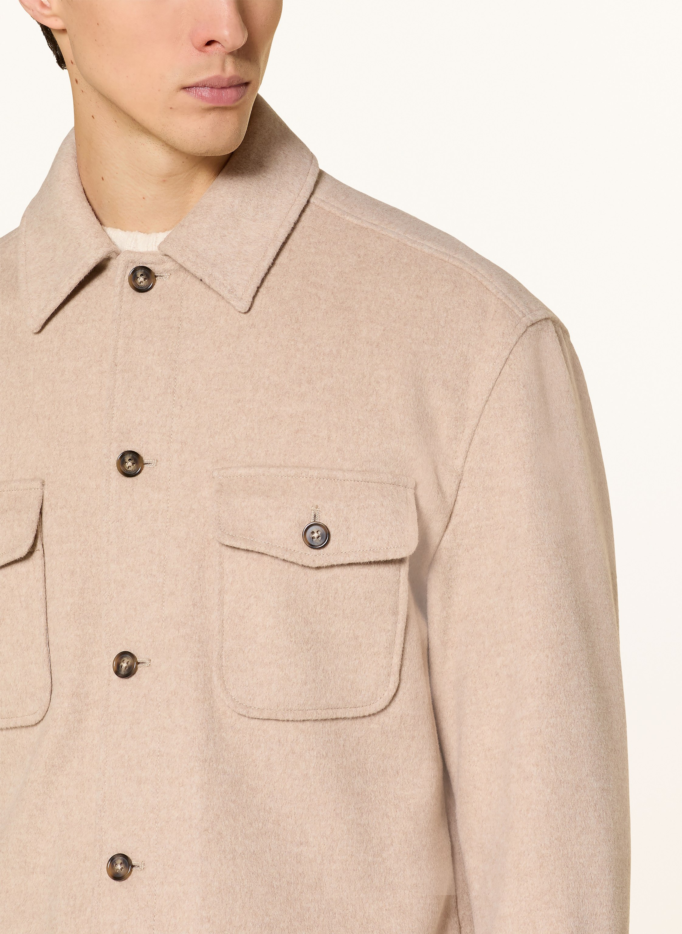 Thumbnail - Reiss Overjacket Liam braun