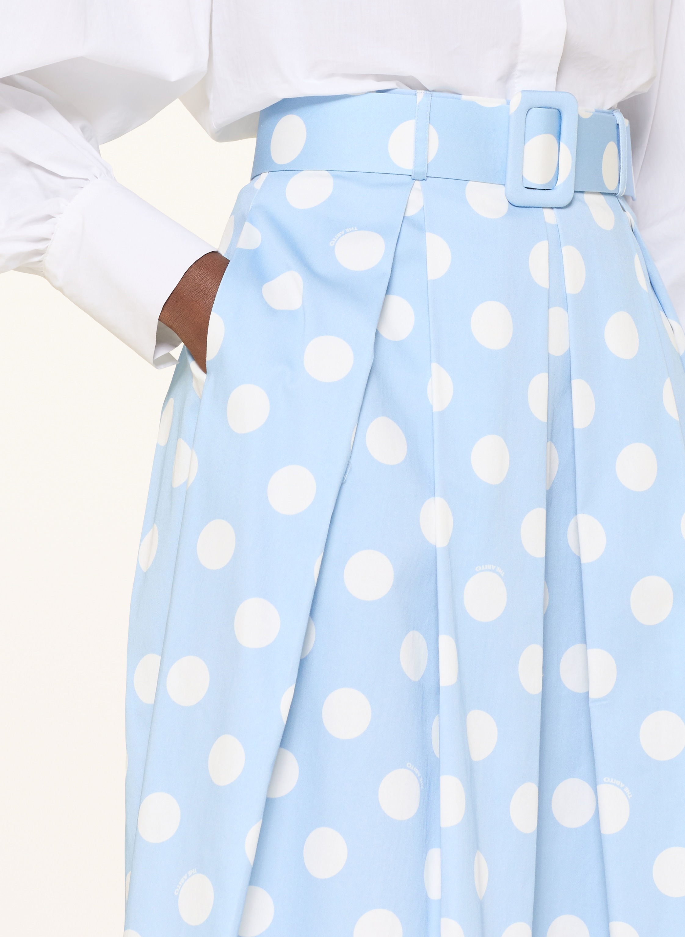 Thumbnail - The Abito Faltenrock blau