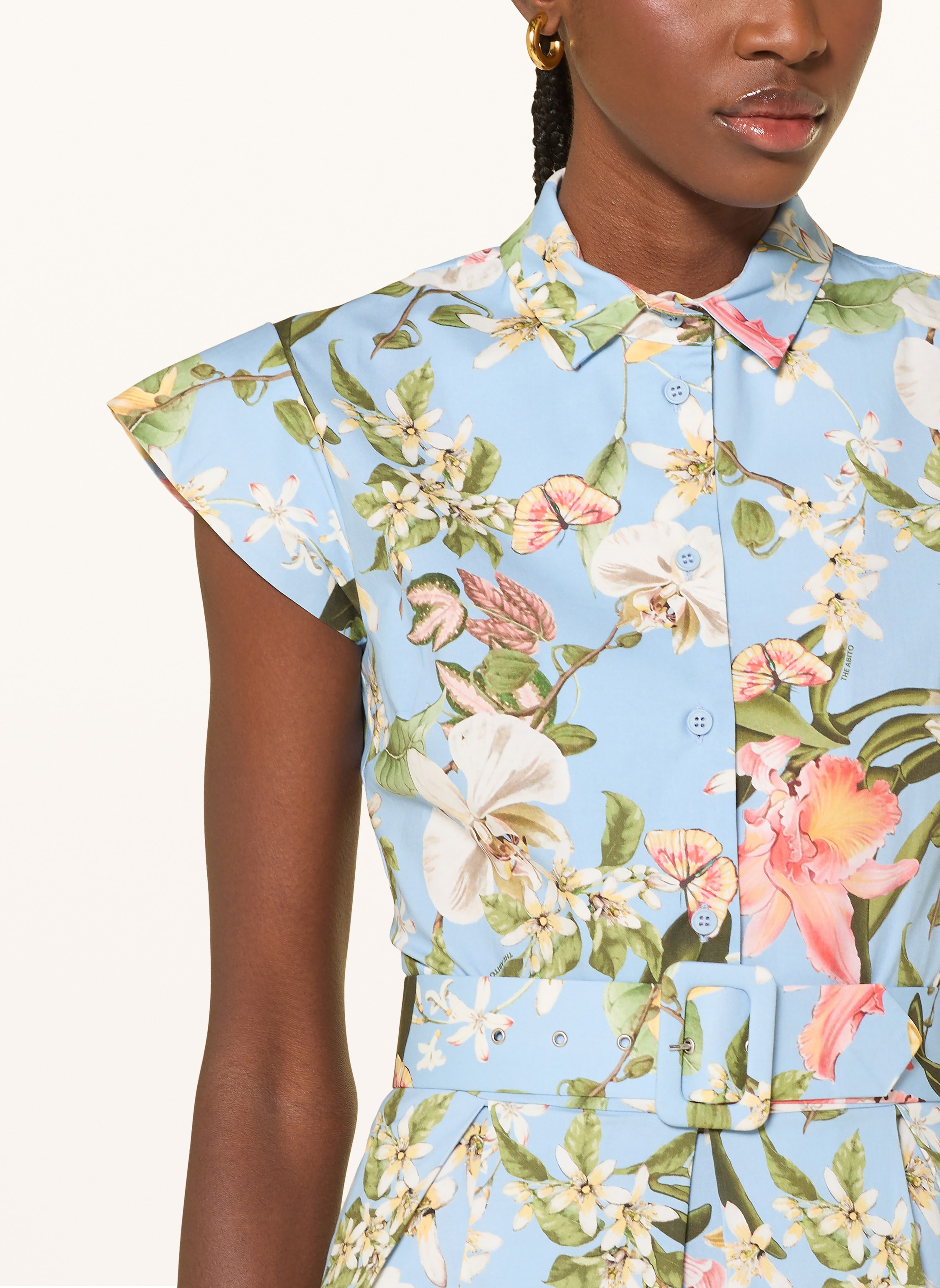 Thumbnail - The Abito Hemdblusenkleid blau