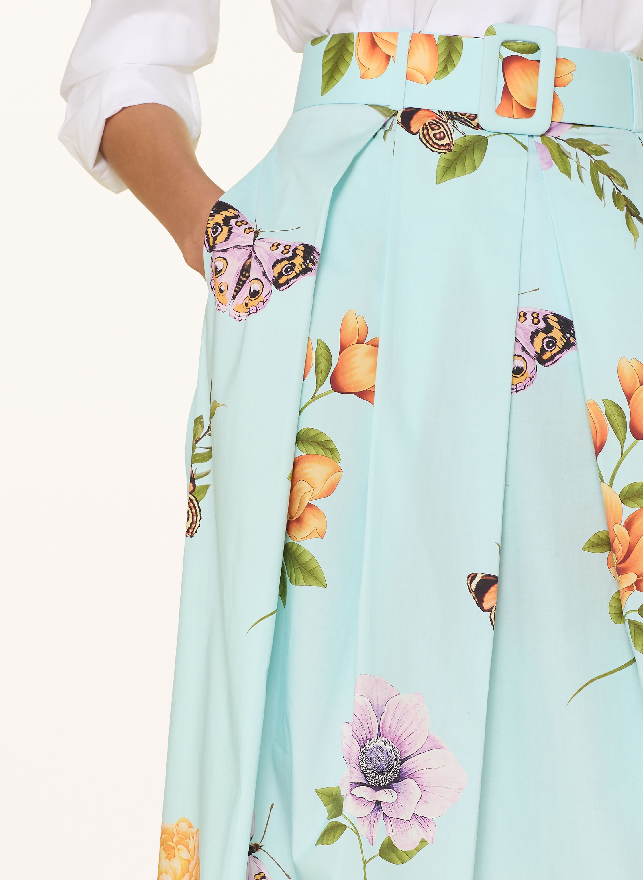 Thumbnail - The Abito Faltenrock blau