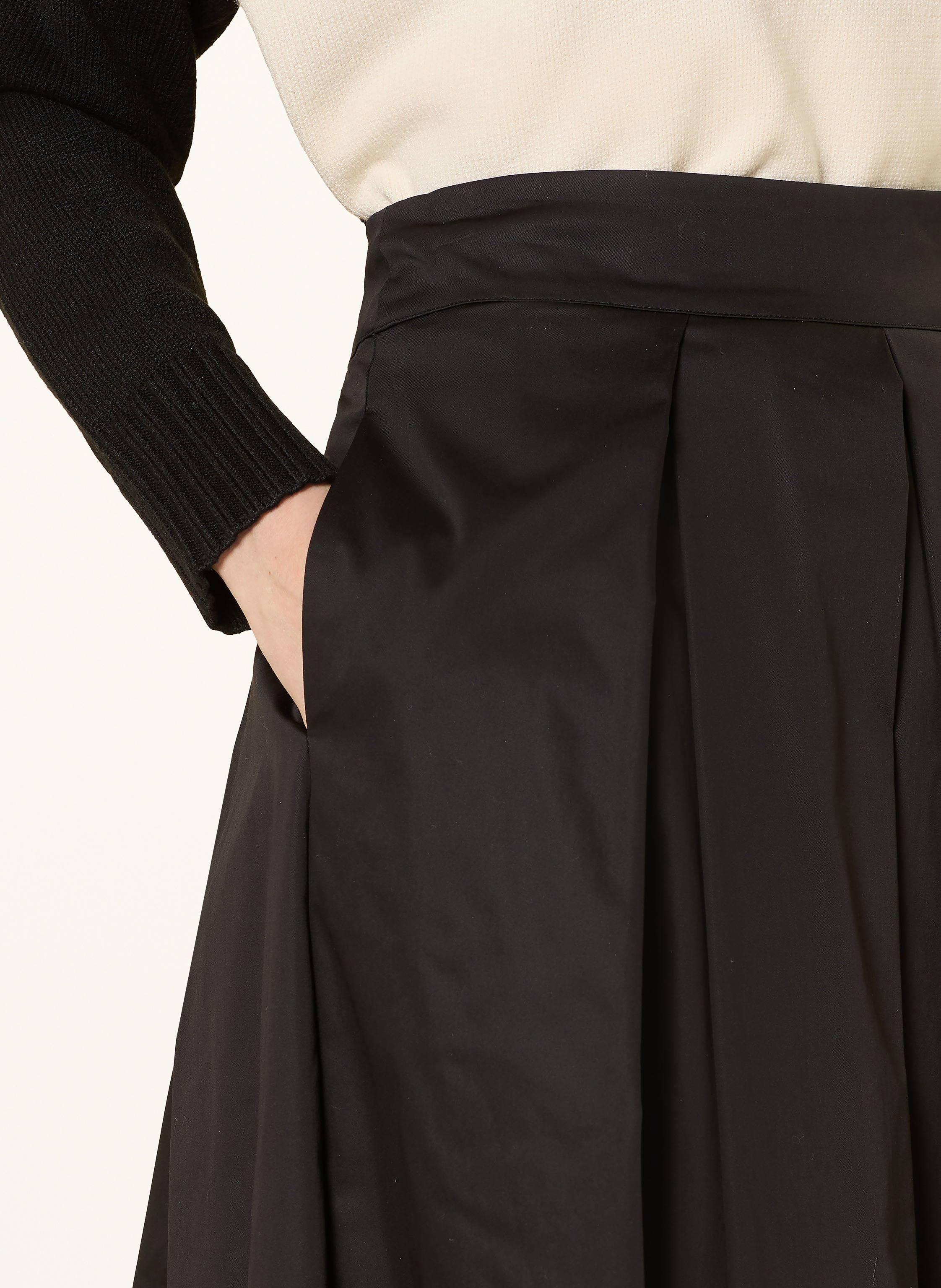 Thumbnail - Phase Eight Faltenrock Trinity schwarz