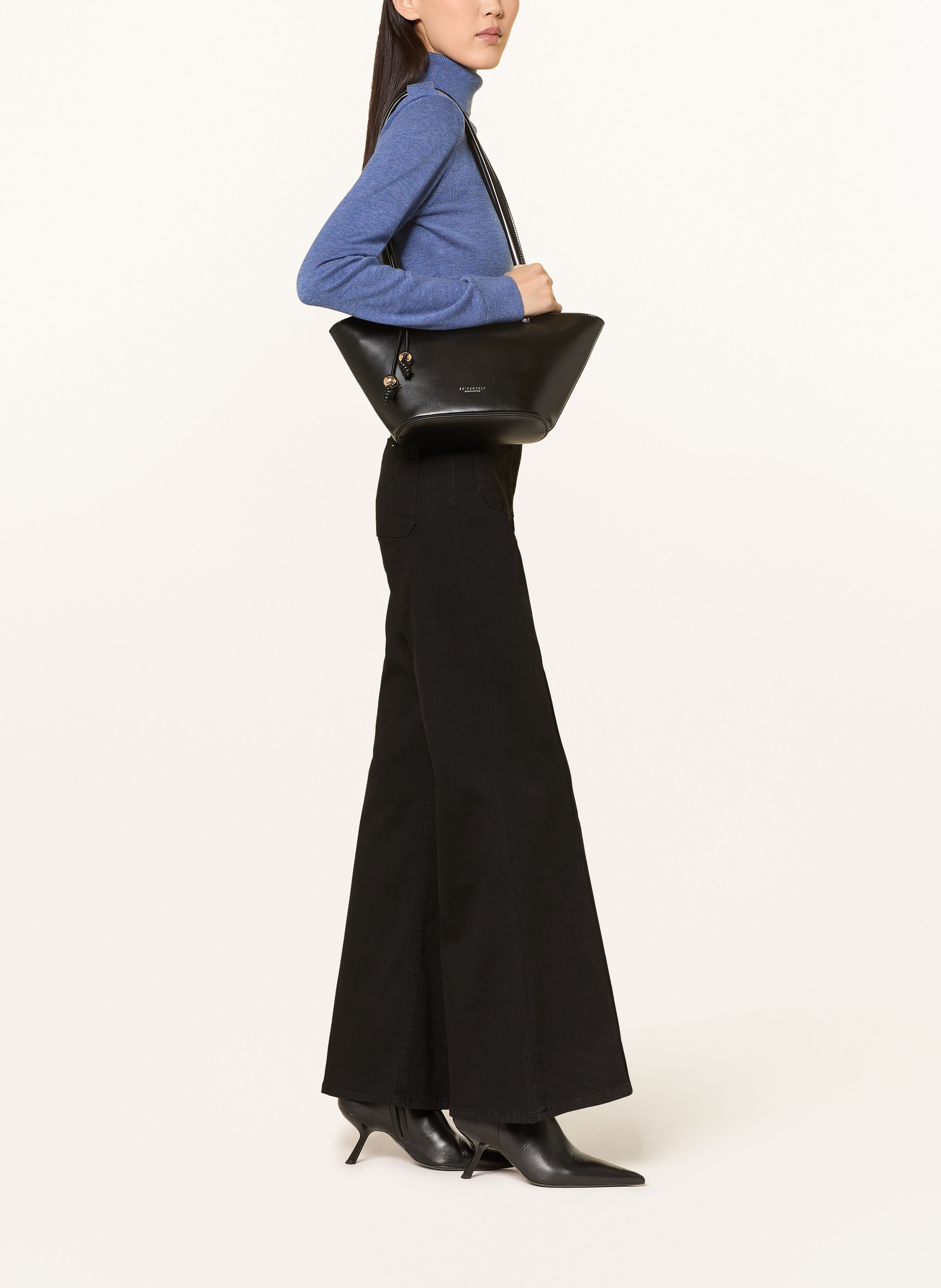 Thumbnail - Reiss Flared Jeans Sakura schwarz