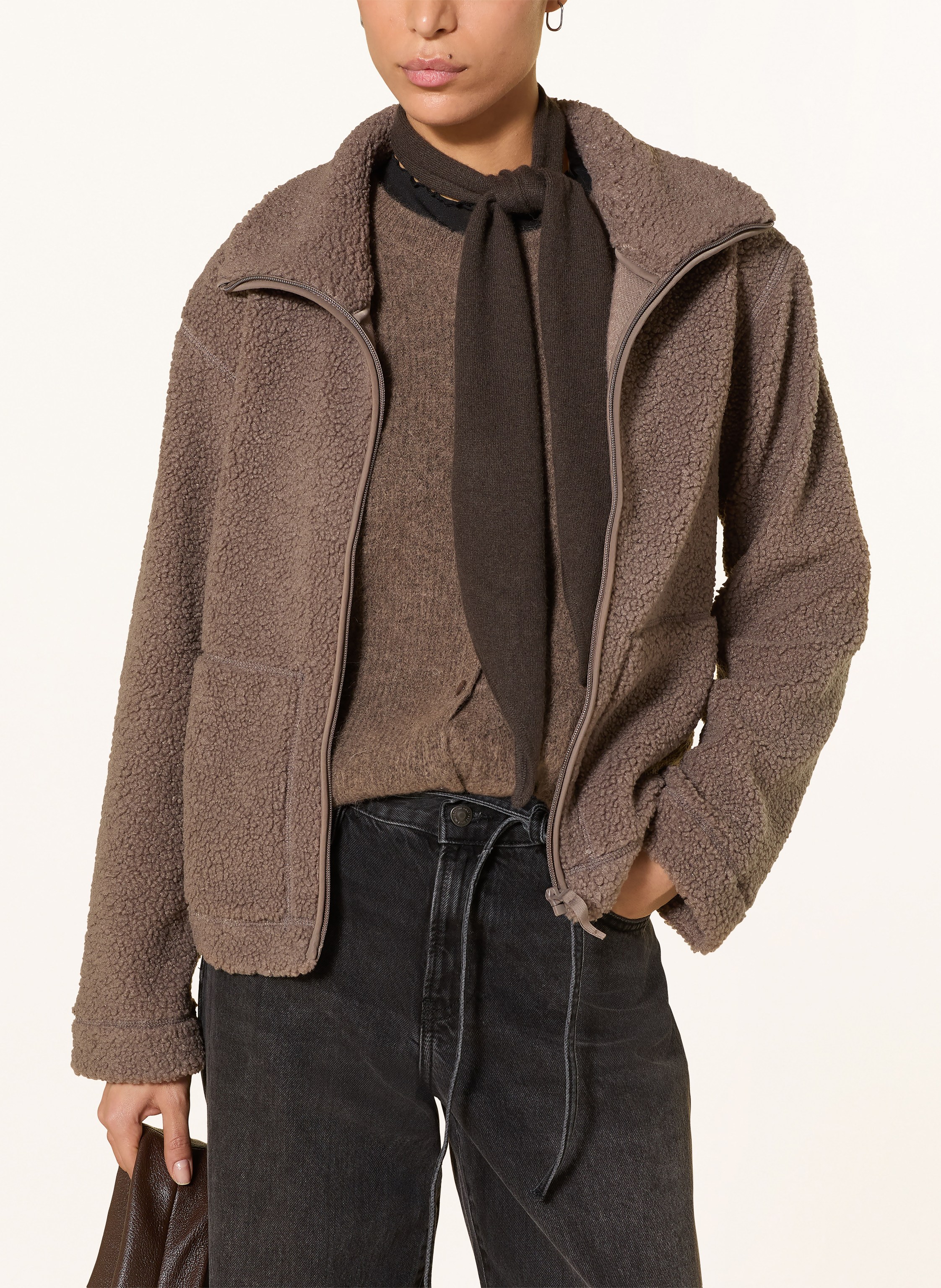 Thumbnail - Only Teddyfell-Jacke braun