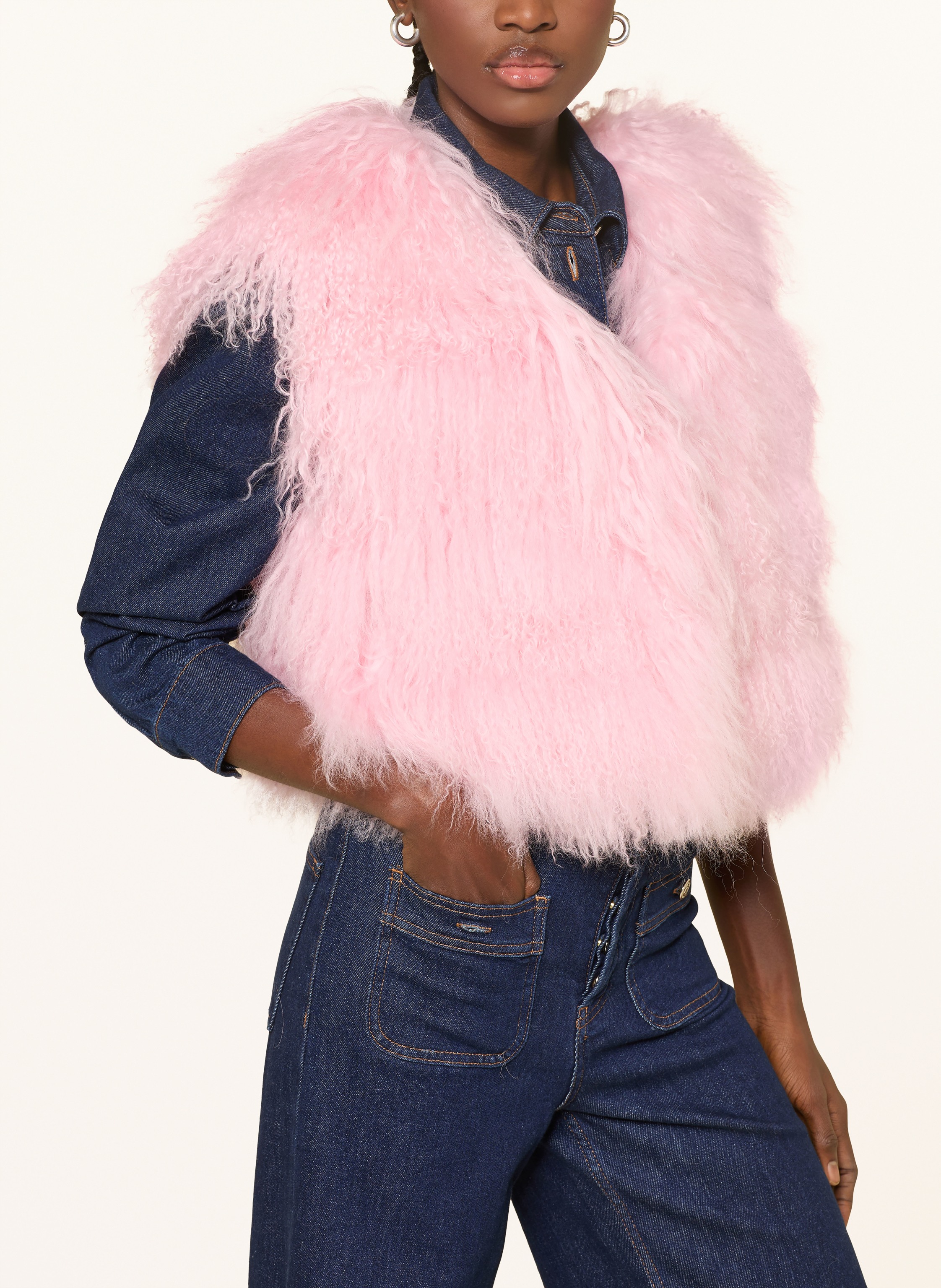 Thumbnail - Mrs & Hugs Weste pink