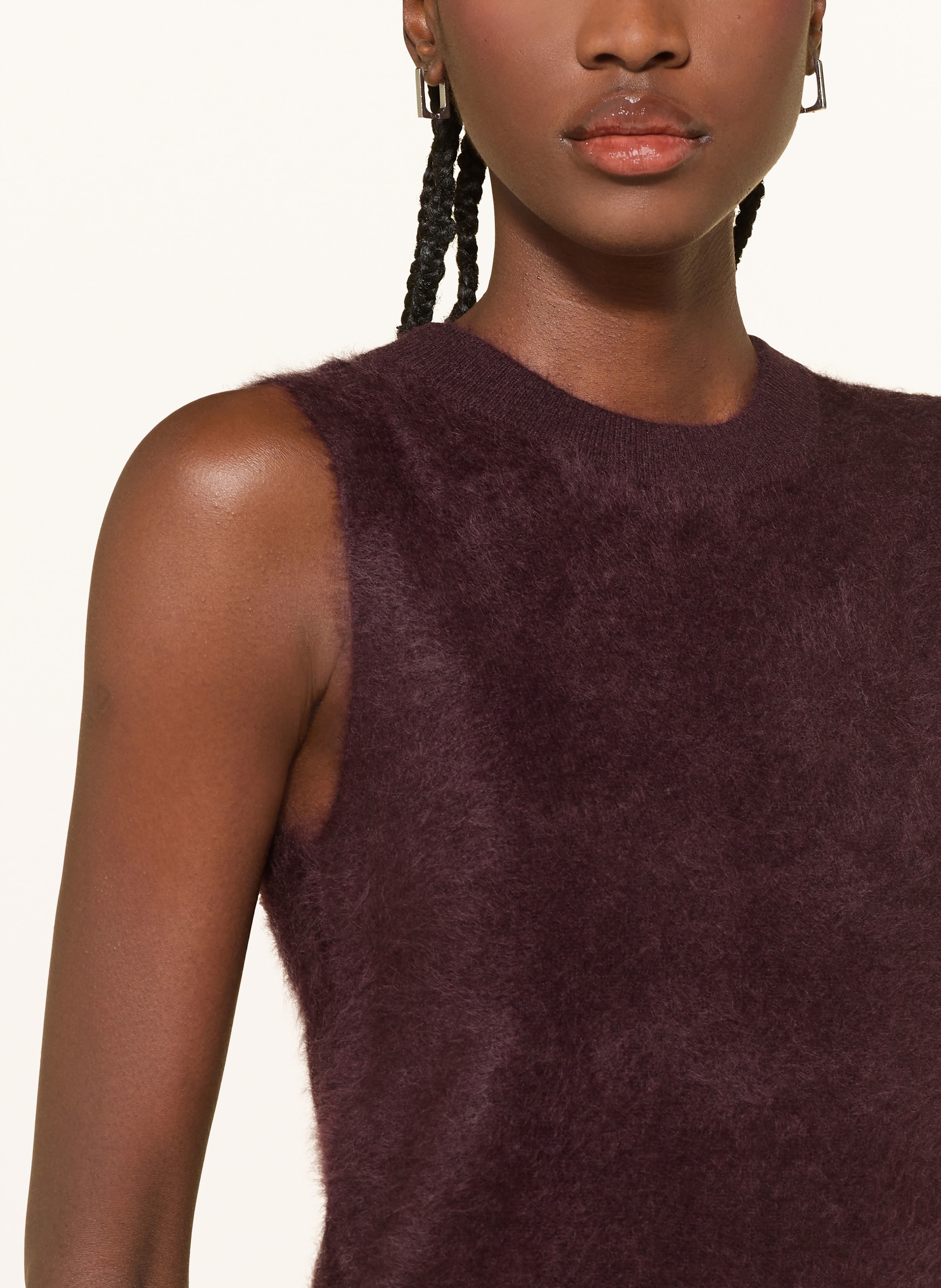 Thumbnail - Reiss Stricktop Mel Aus Cashmere rot