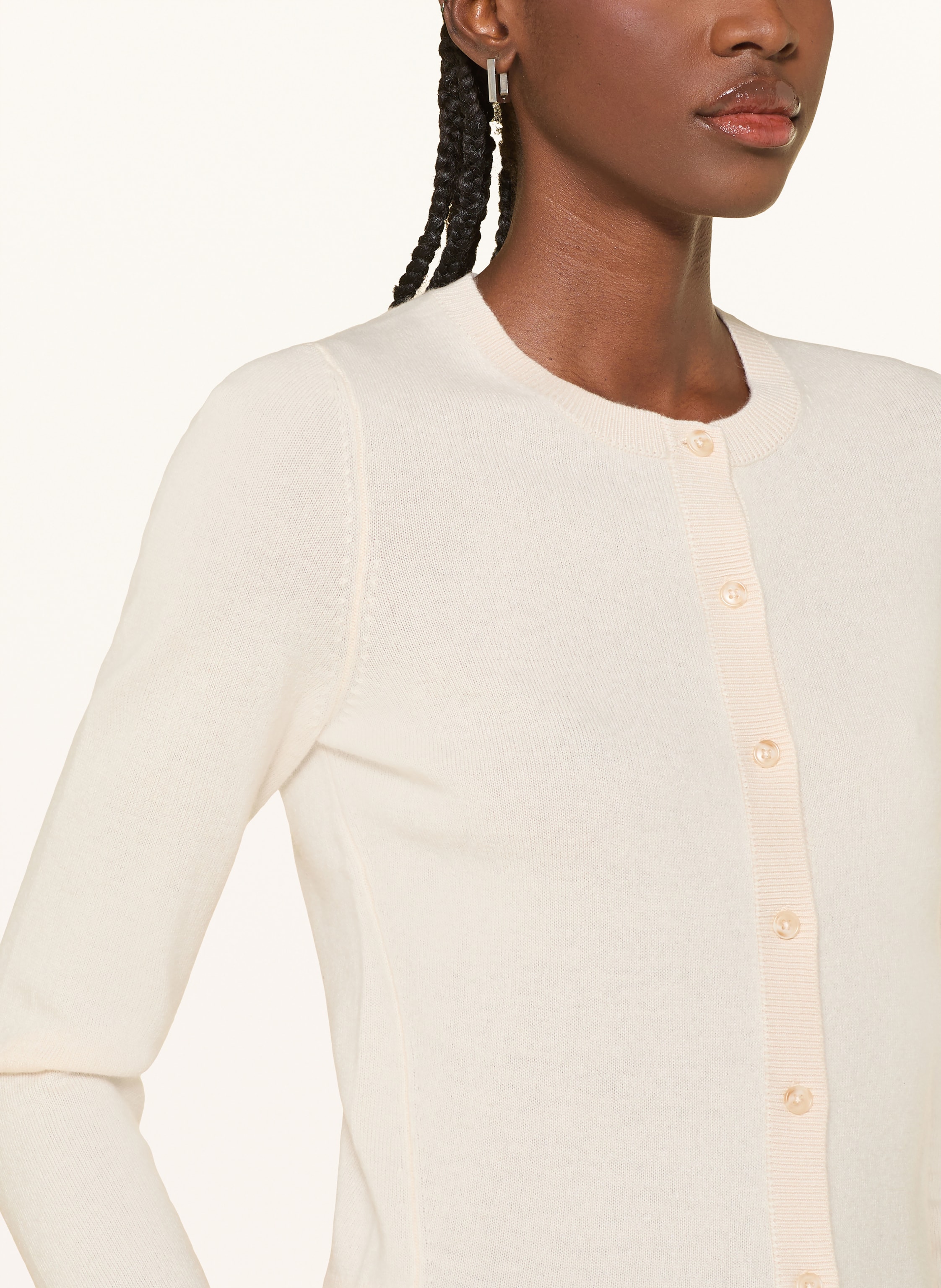 Thumbnail - Reiss Strickjacke Rima weiss