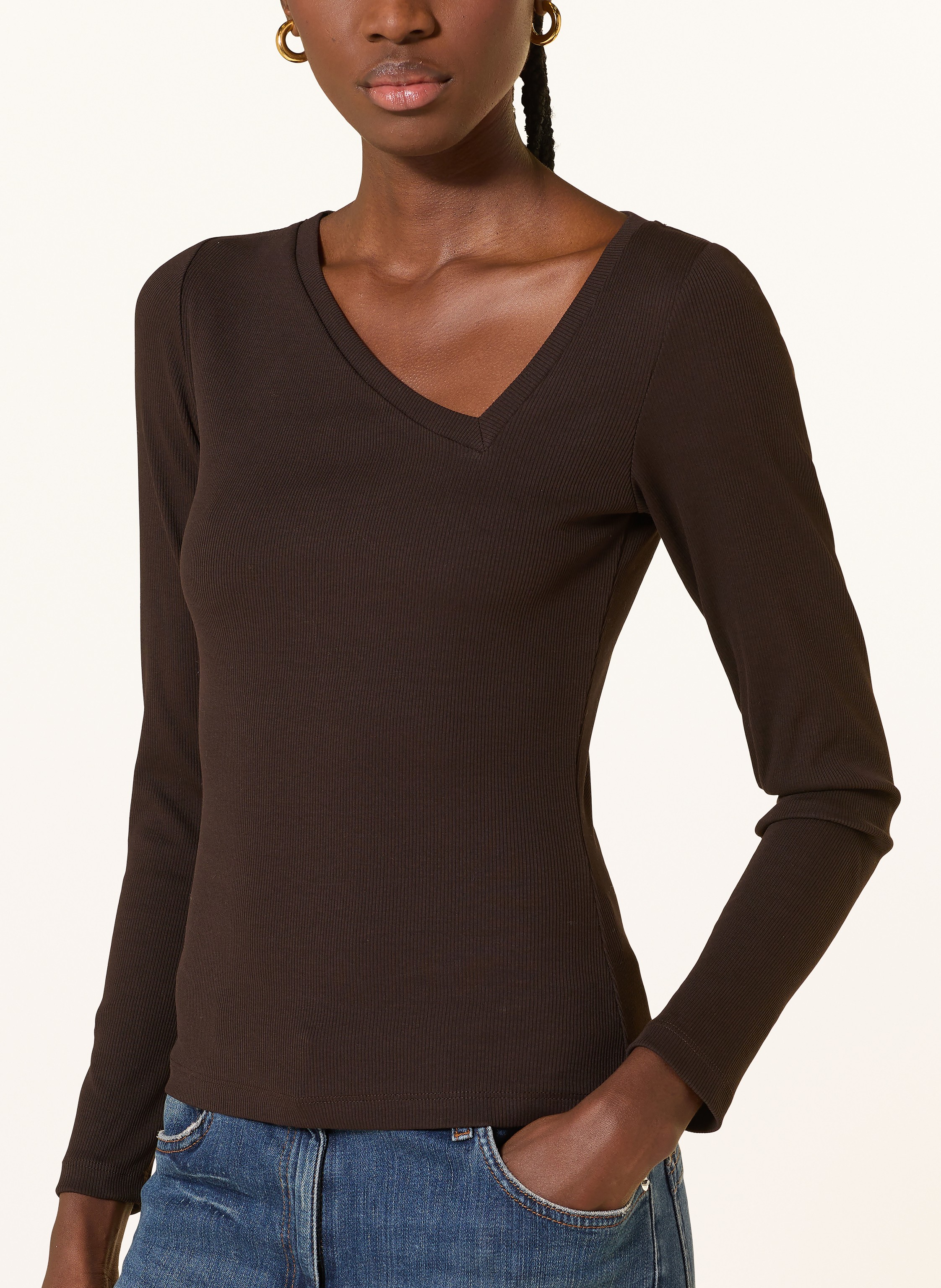 Thumbnail - Reiss Longsleeve Felicity braun