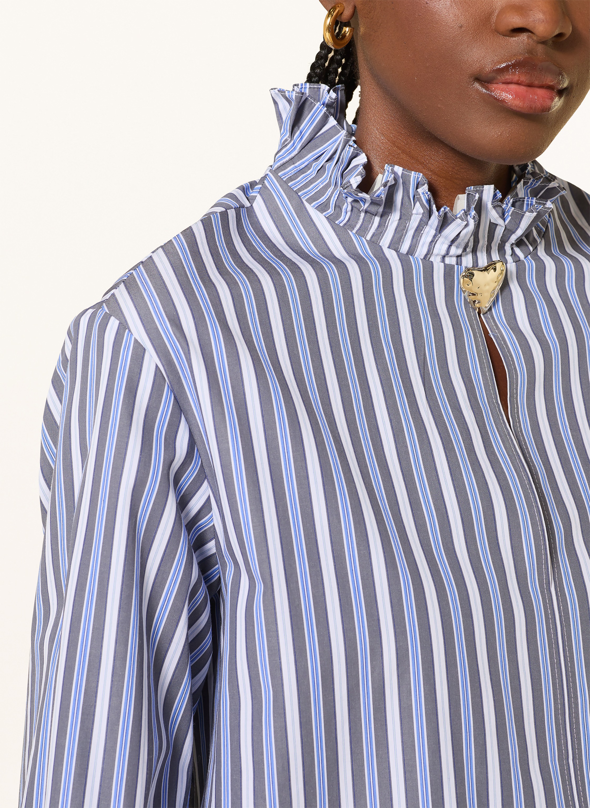 Thumbnail - Claudie Pierlot Blusenshirt blau