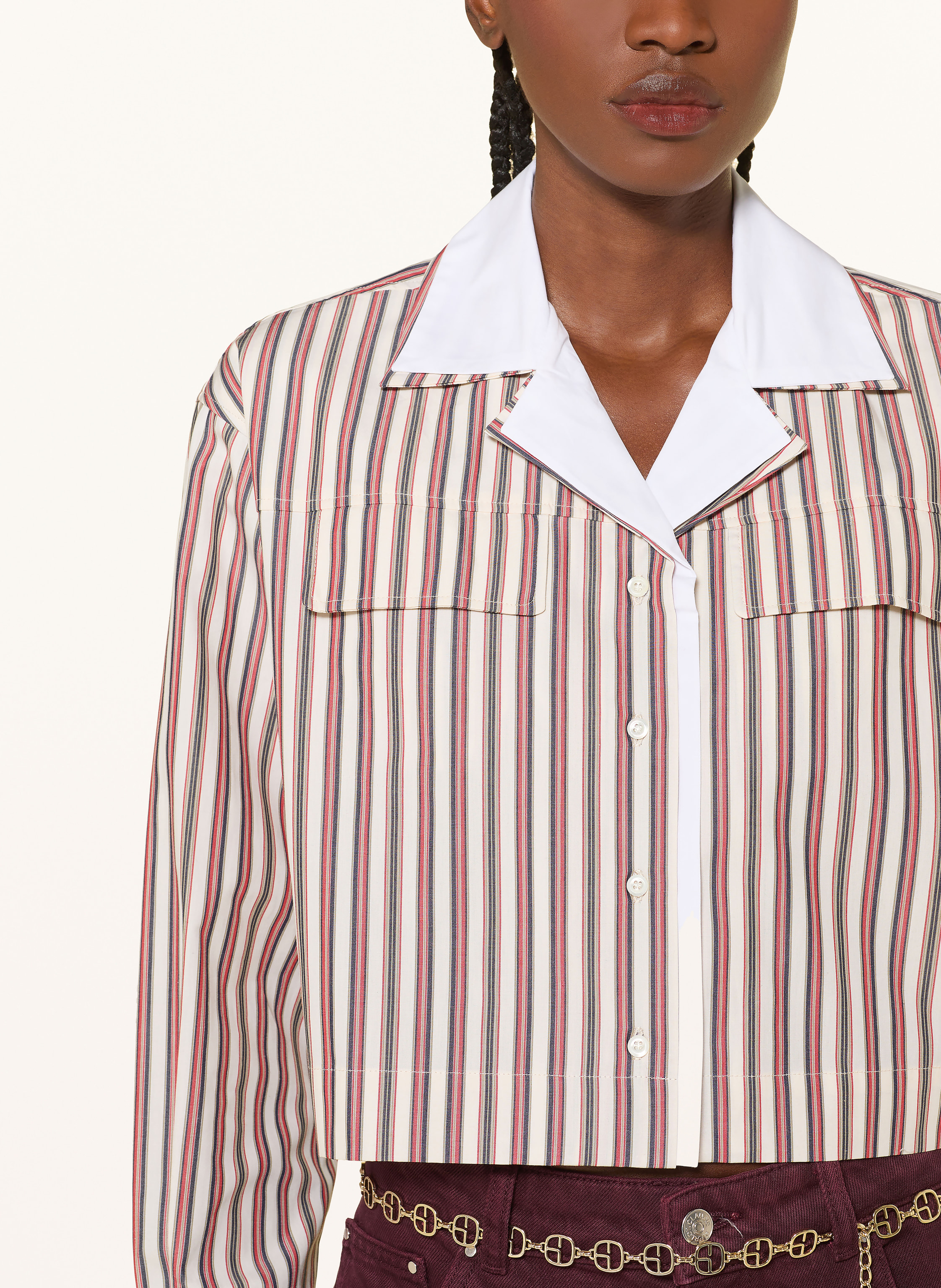 Thumbnail - Claudie Pierlot Hemdbluse rot