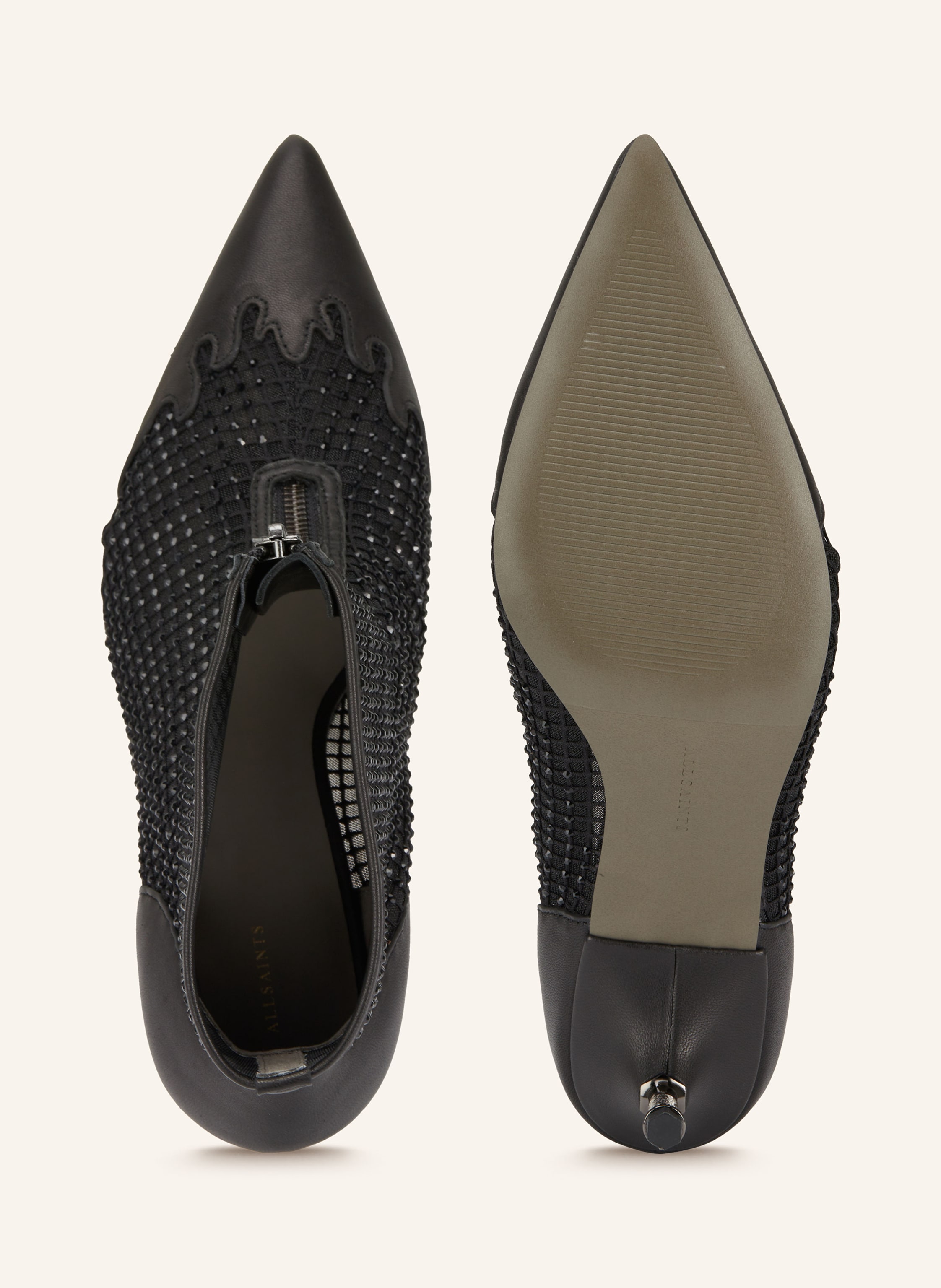 Thumbnail - Allsaints Stiefeletten Natasha Mit Schmucksteinen schwarz