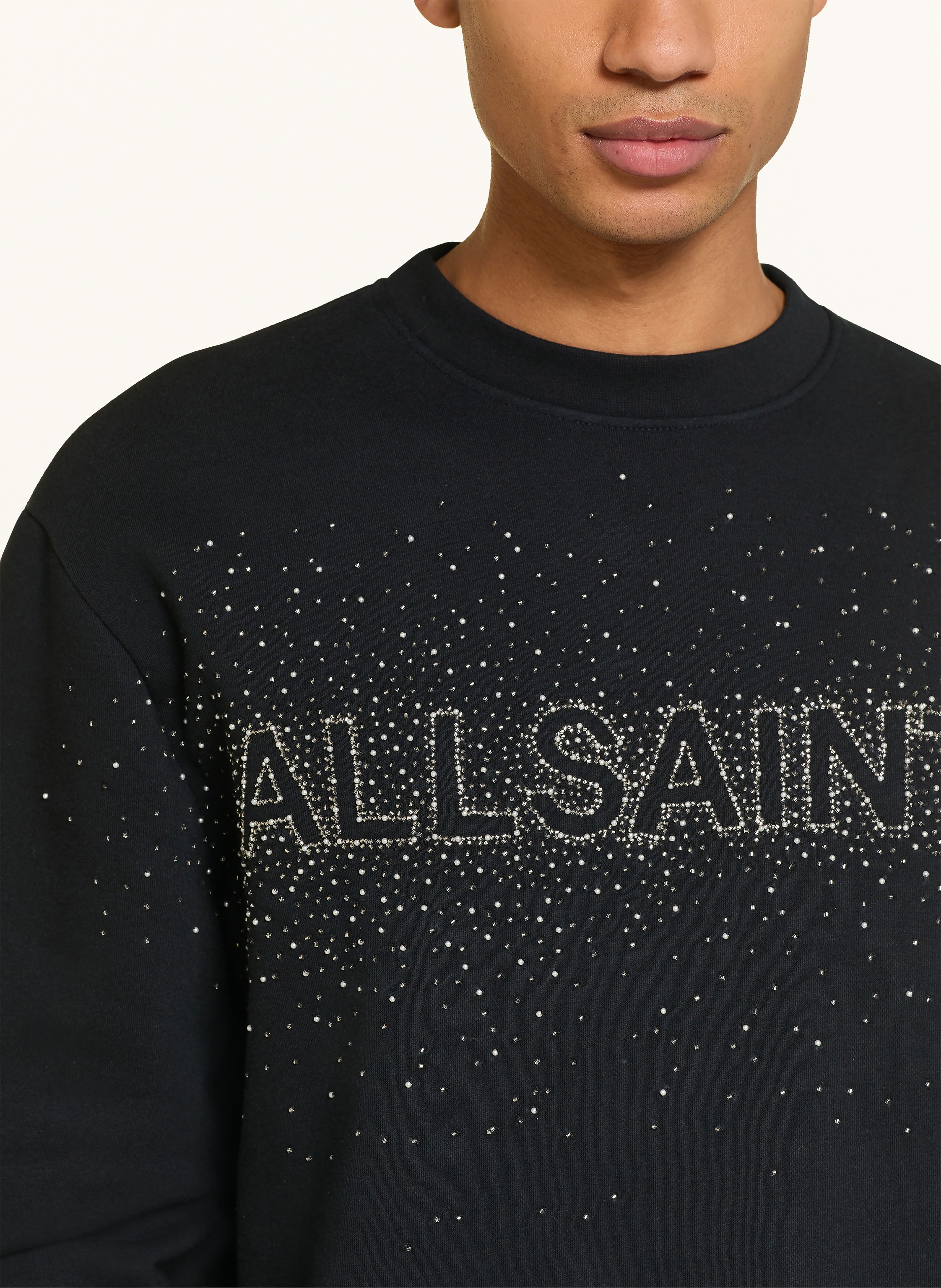 Thumbnail - Allsaints Sweatshirt Sprinkle Etta schwarz