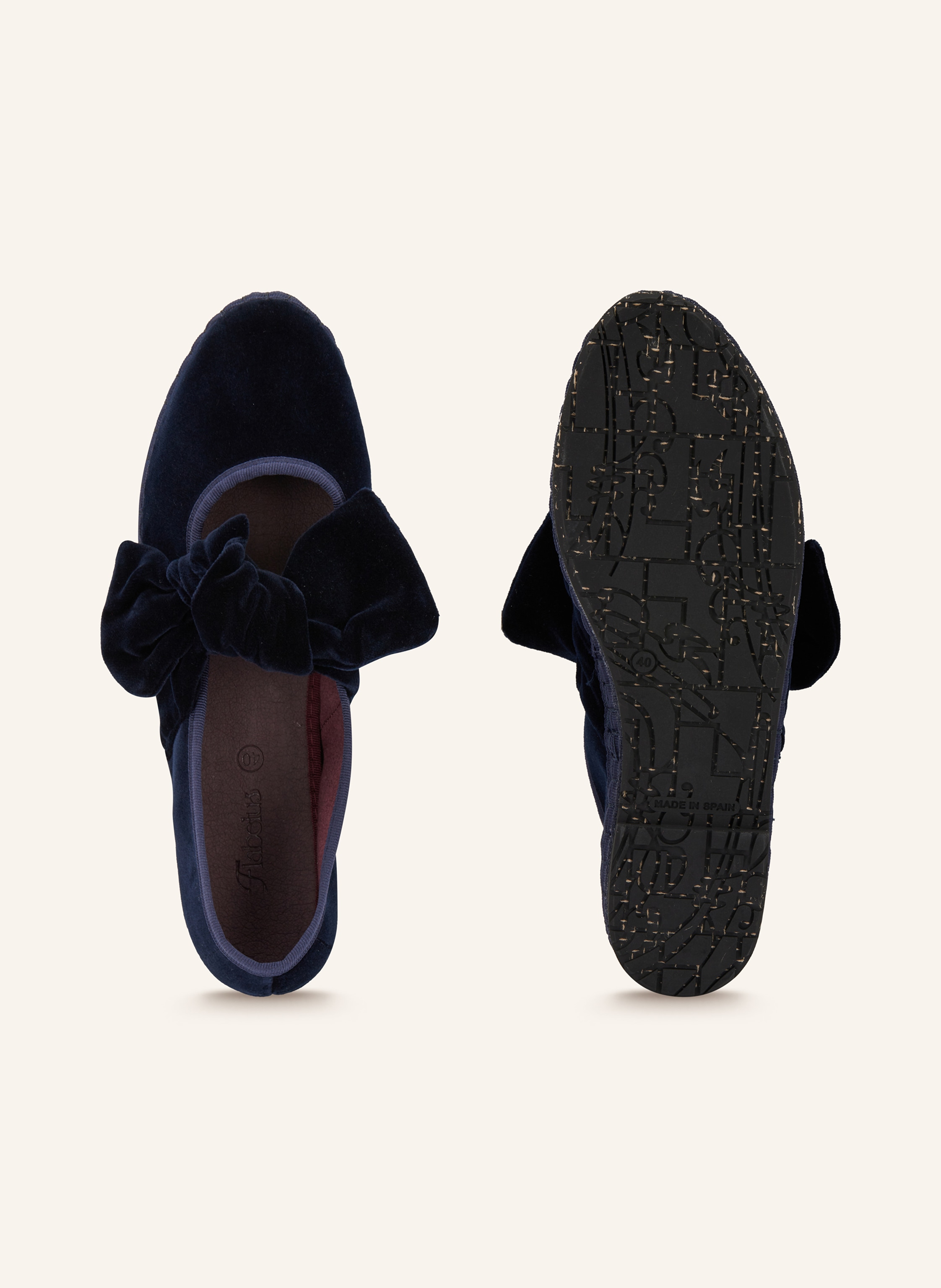 Thumbnail - Flabelus Mary-Jane-Ballerinas Lyra blau