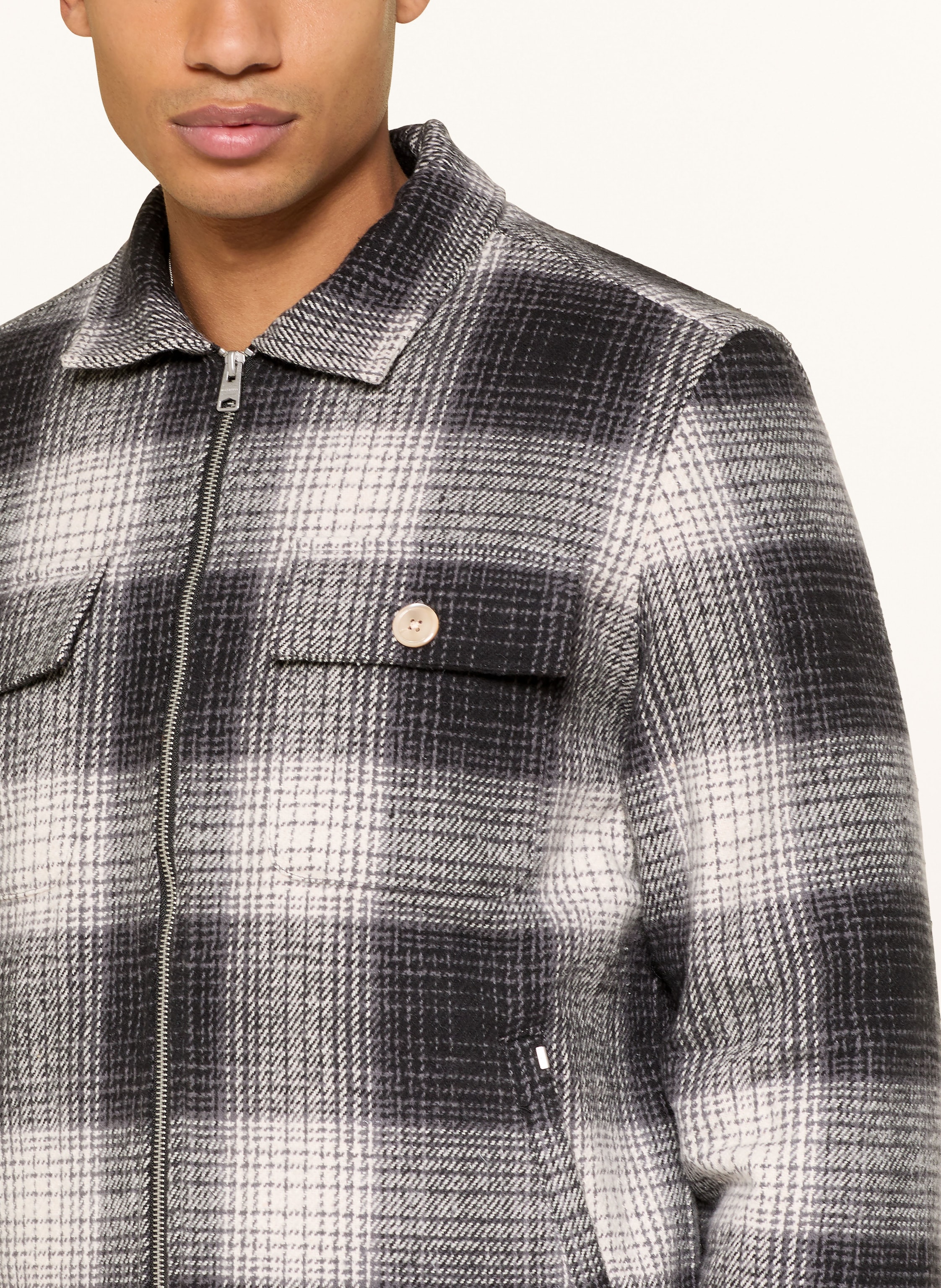 Thumbnail - Allsaints Overjacket Matheson schwarz