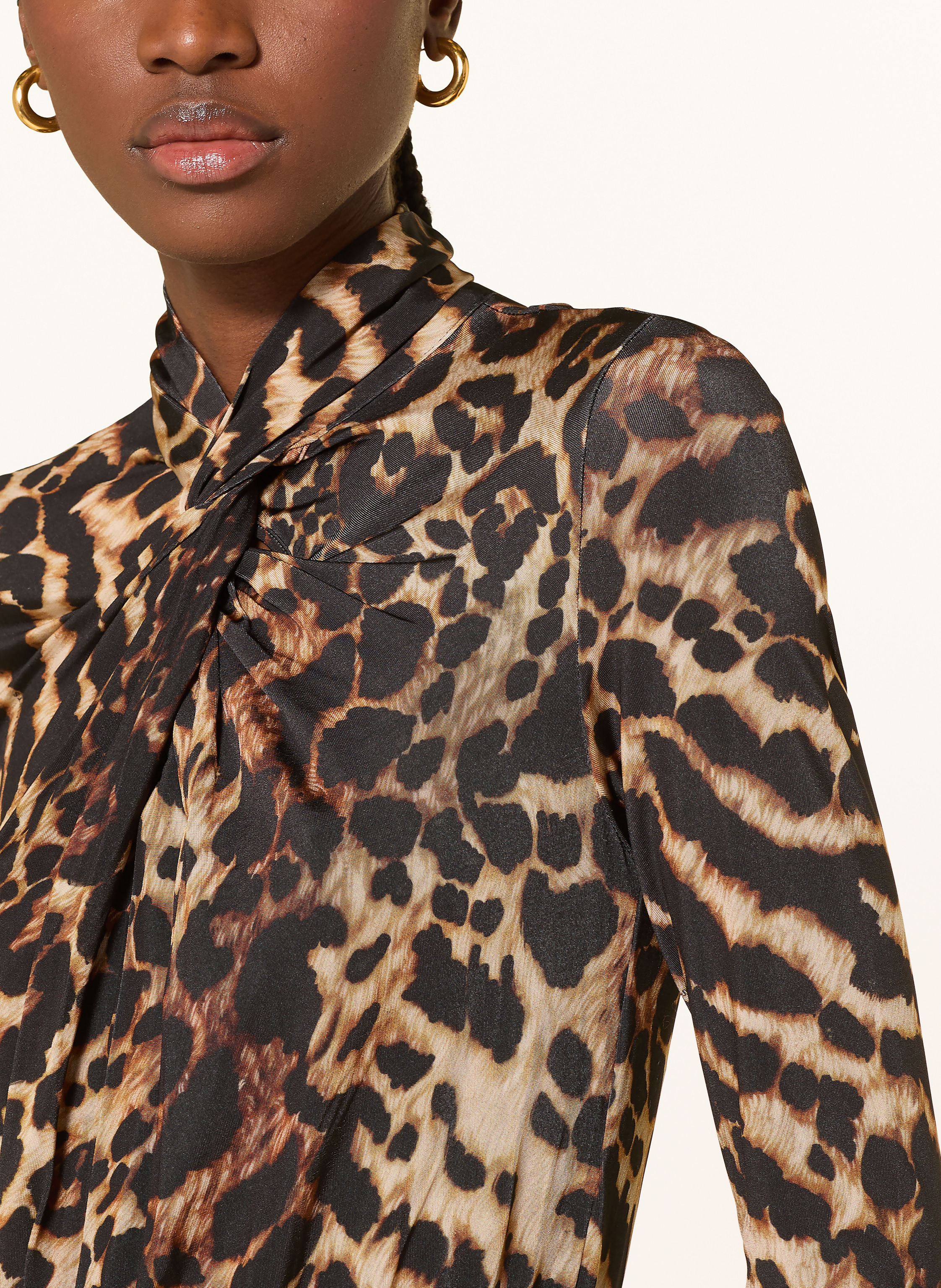 Thumbnail - Allsaints Jerseykleid Mina braun