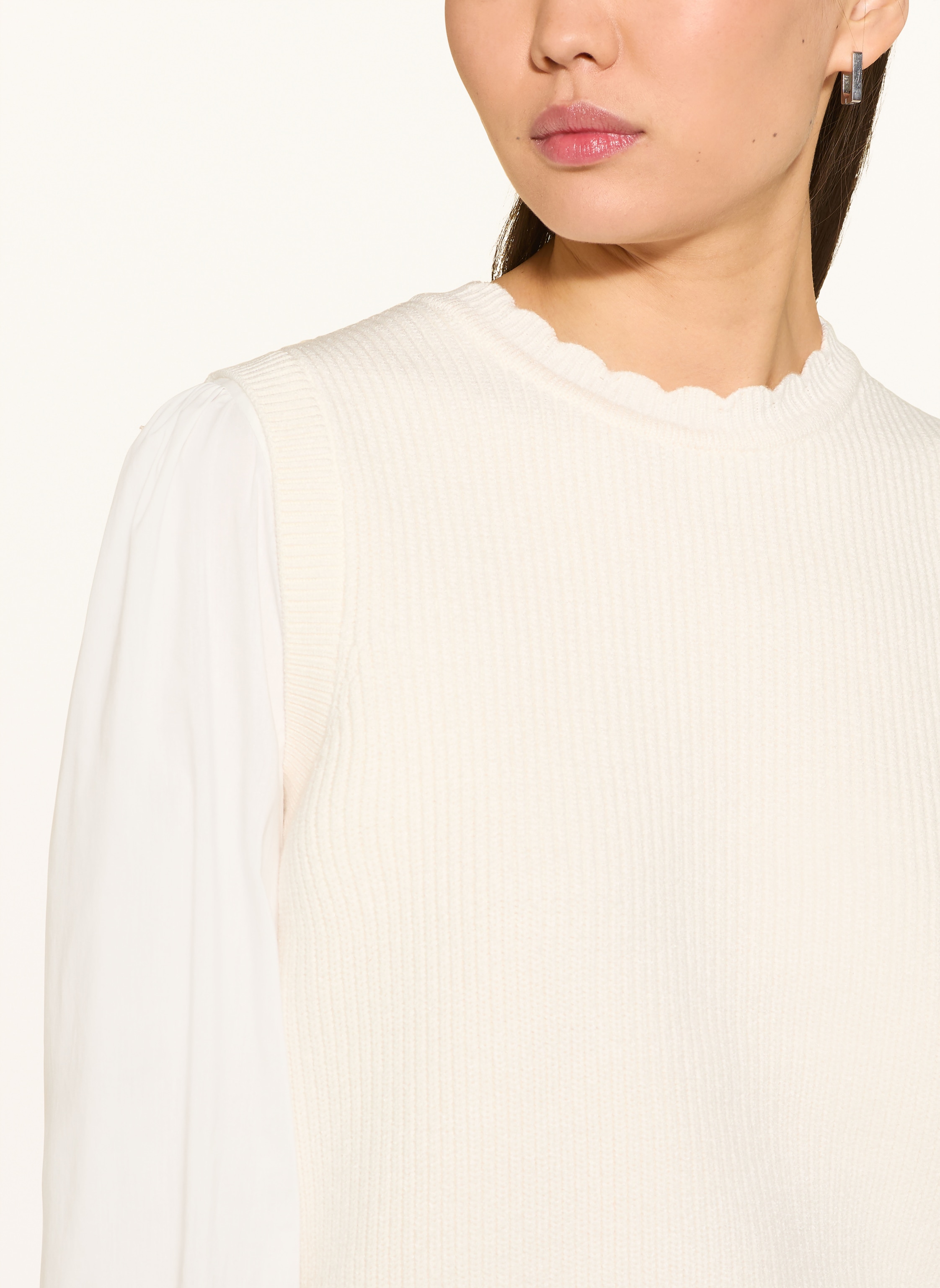 Thumbnail - Phase Eight Blusenshirt Fleur Im Materialmix weiss