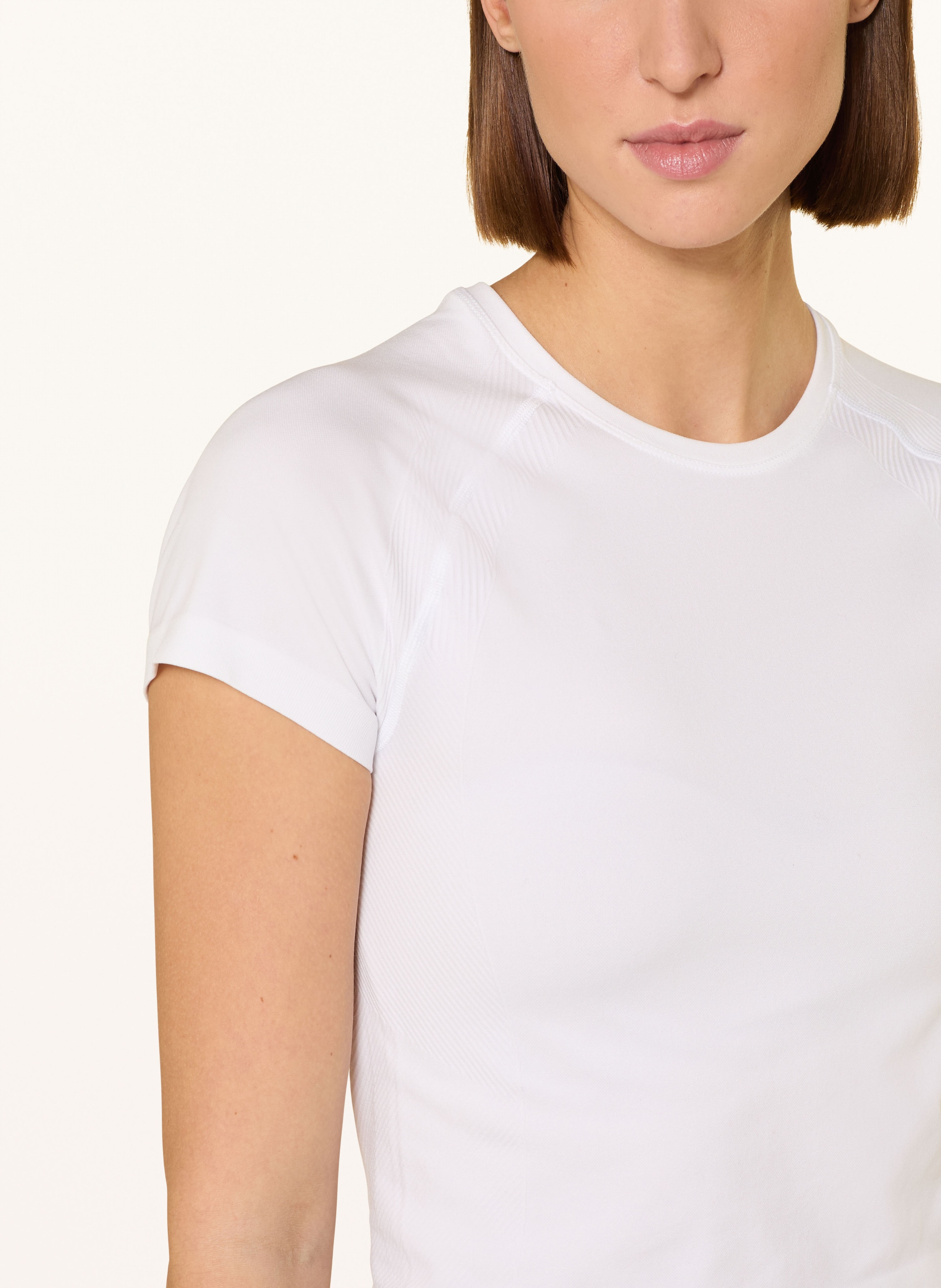 Thumbnail - Sweaty Betty Laufshirt Athlete Crop weiss