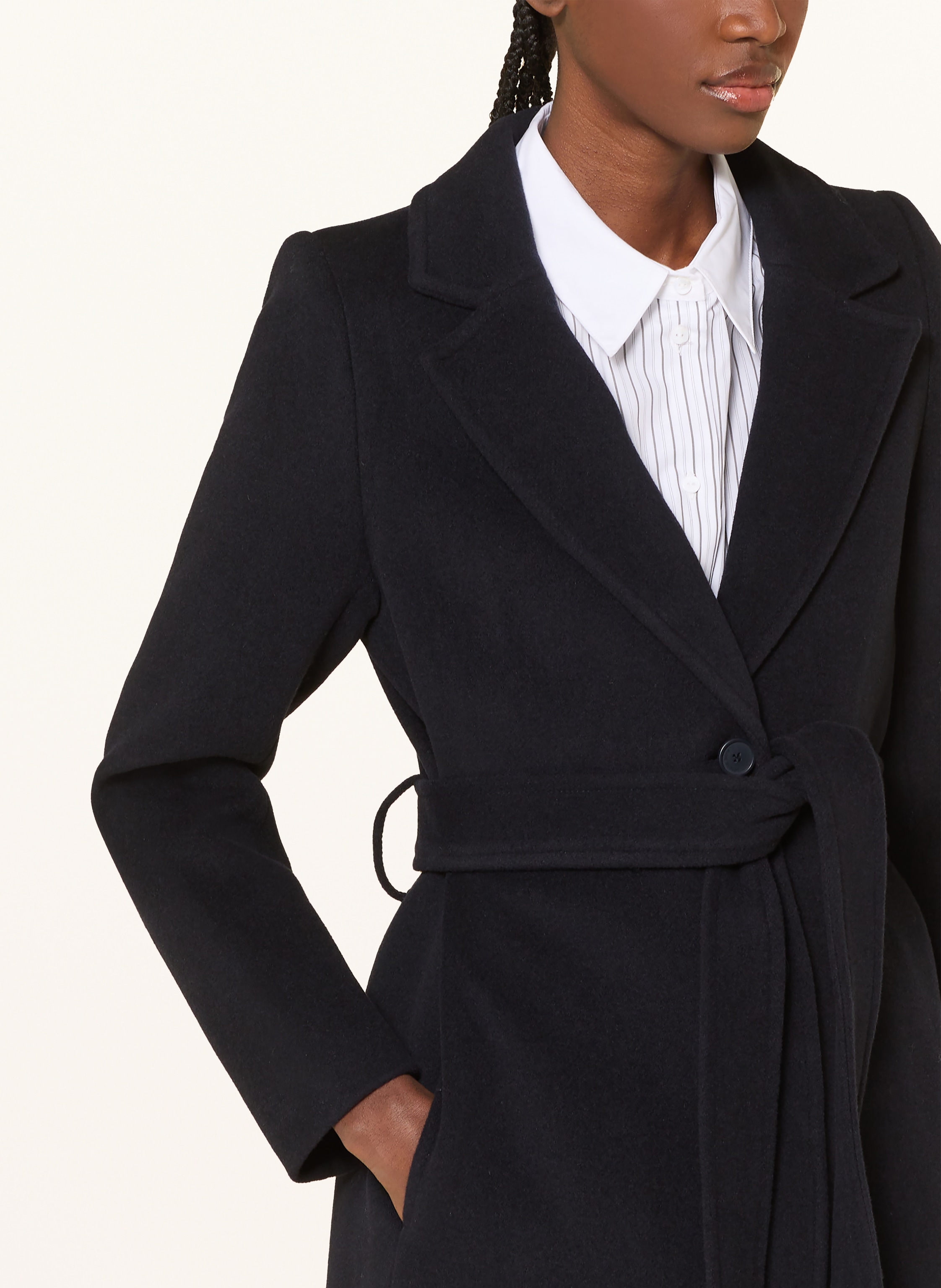 Thumbnail - Claudie Pierlot Wollmantel blau