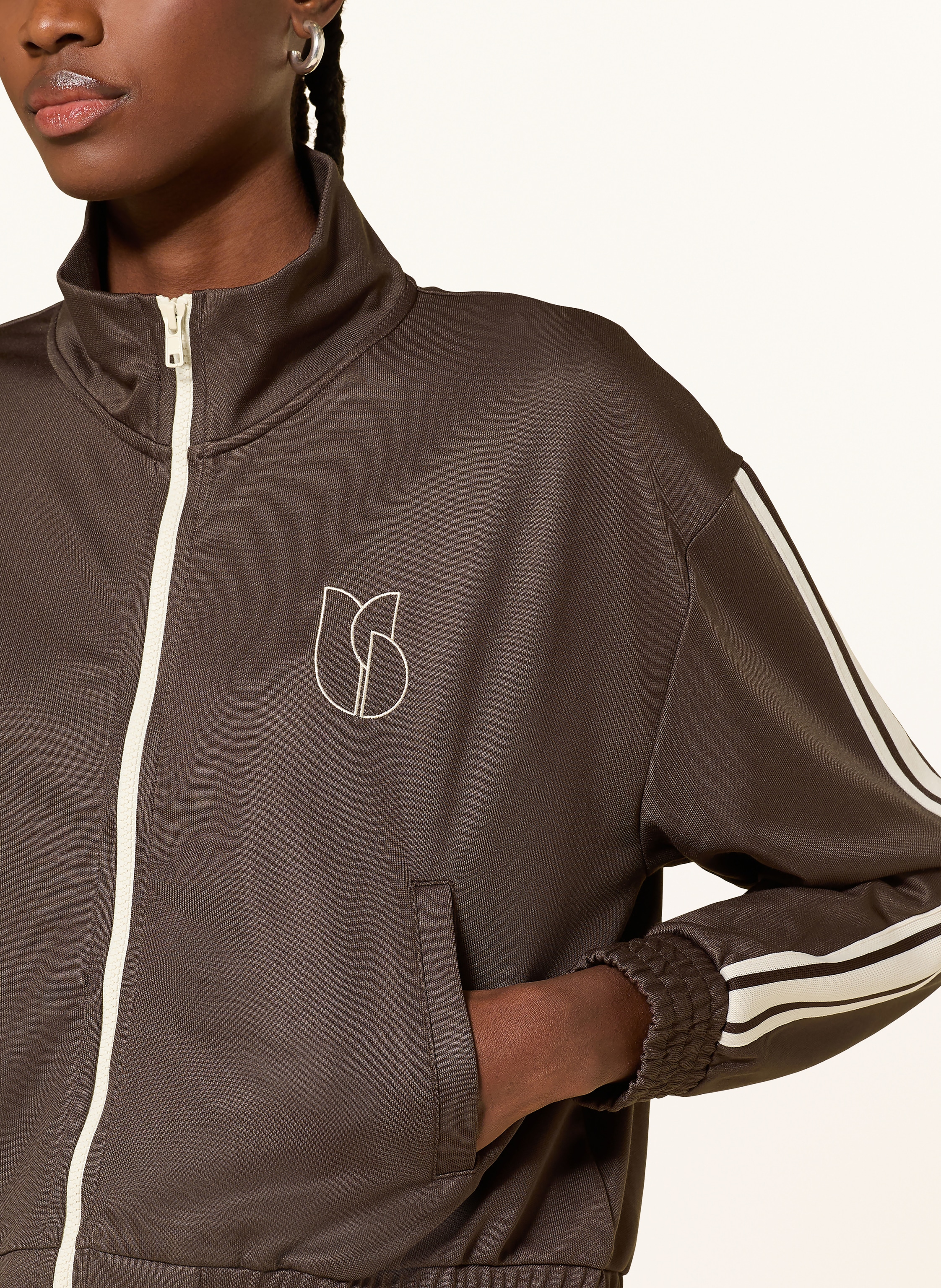 Thumbnail - Ba&Sh Jacke Jimi Mit Galonstreifen braun