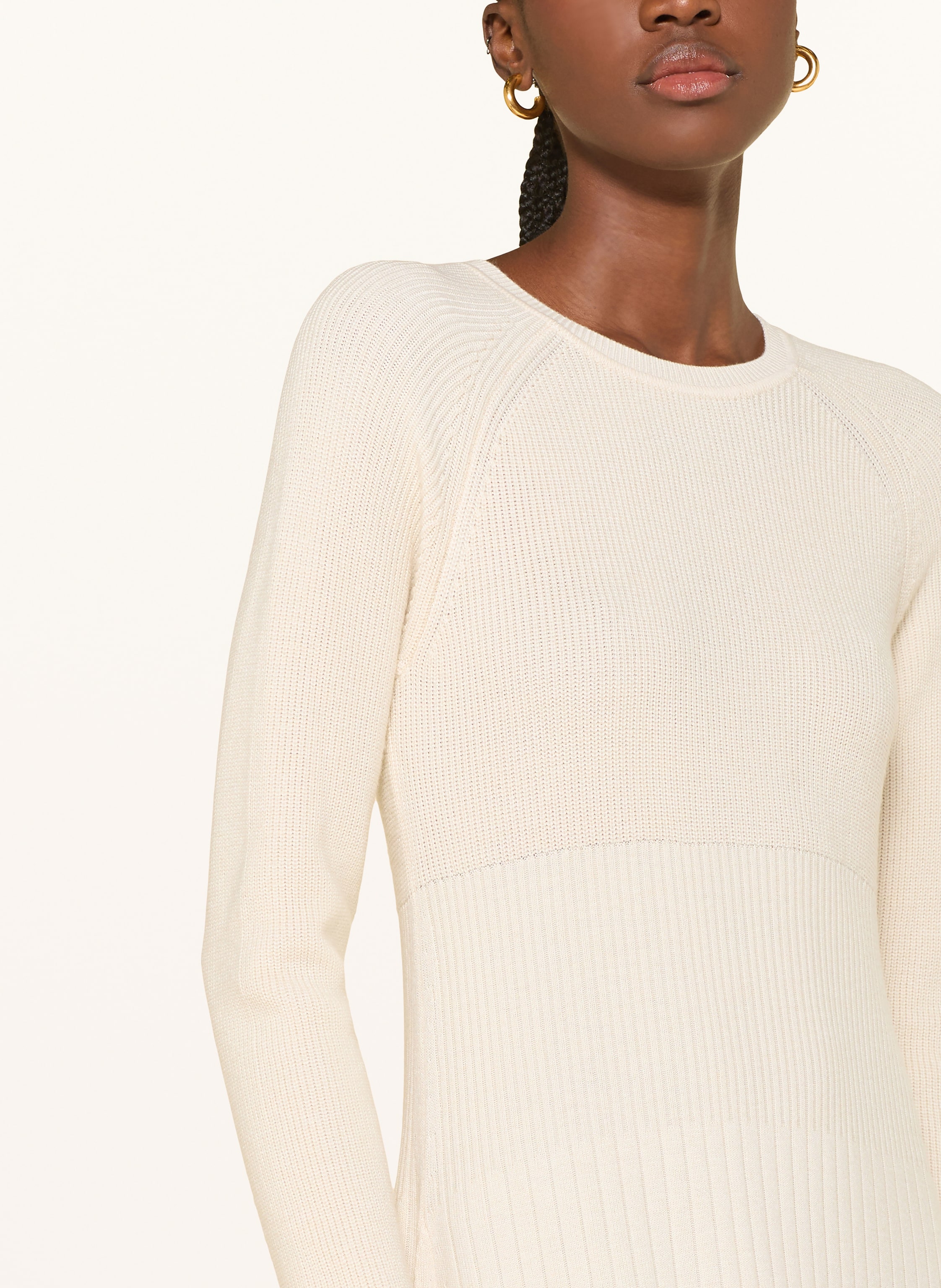 Thumbnail - Ba&Sh Strickkleid weiss