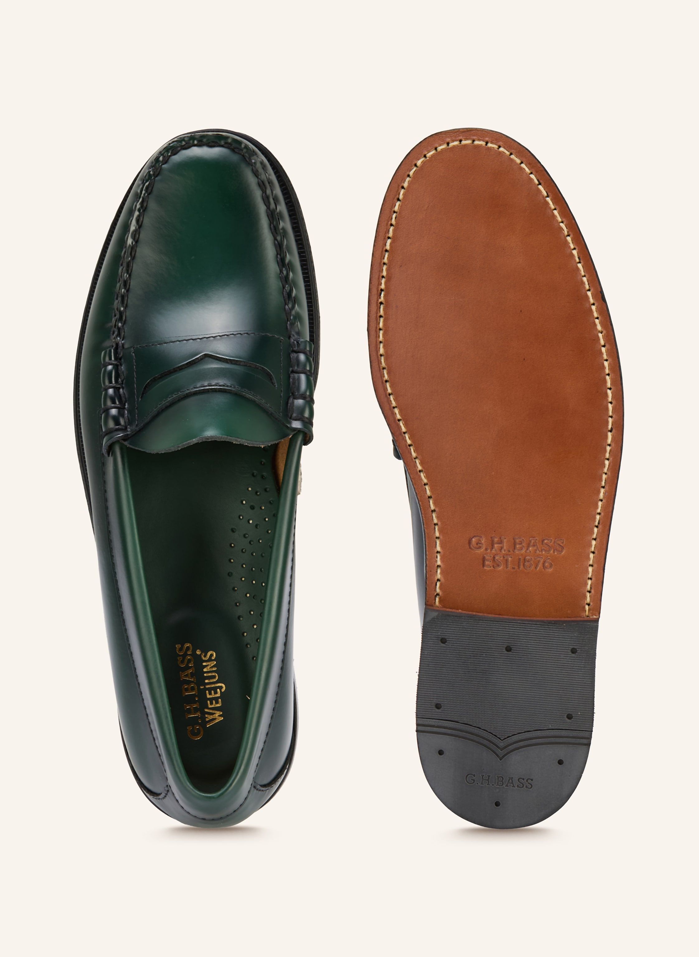 Thumbnail - G.H.Bass Penny-Loafer Weejun Heritage gruen