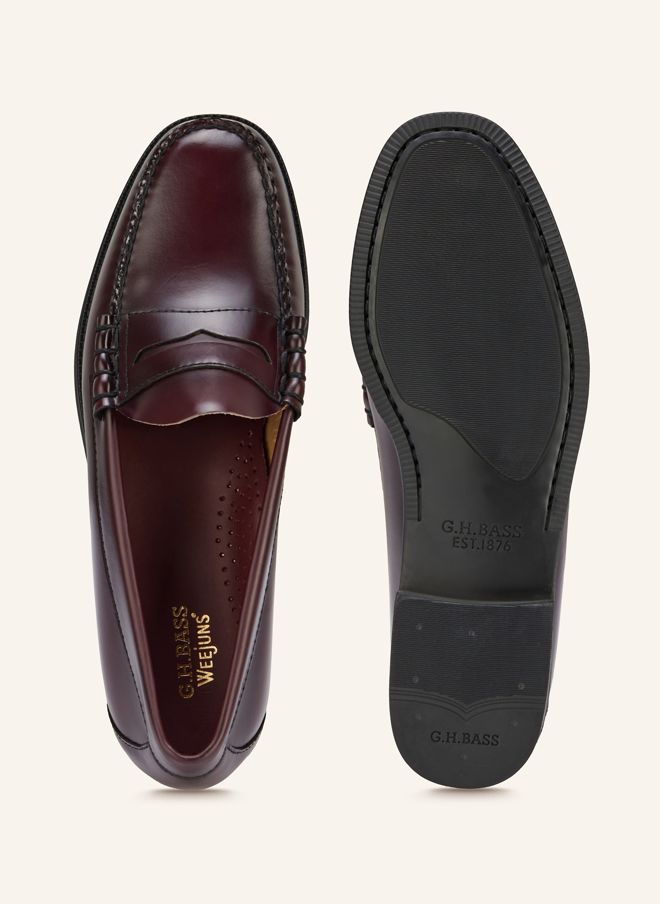 Thumbnail - G.H.Bass Penny-Loafer Weejun Ii rot