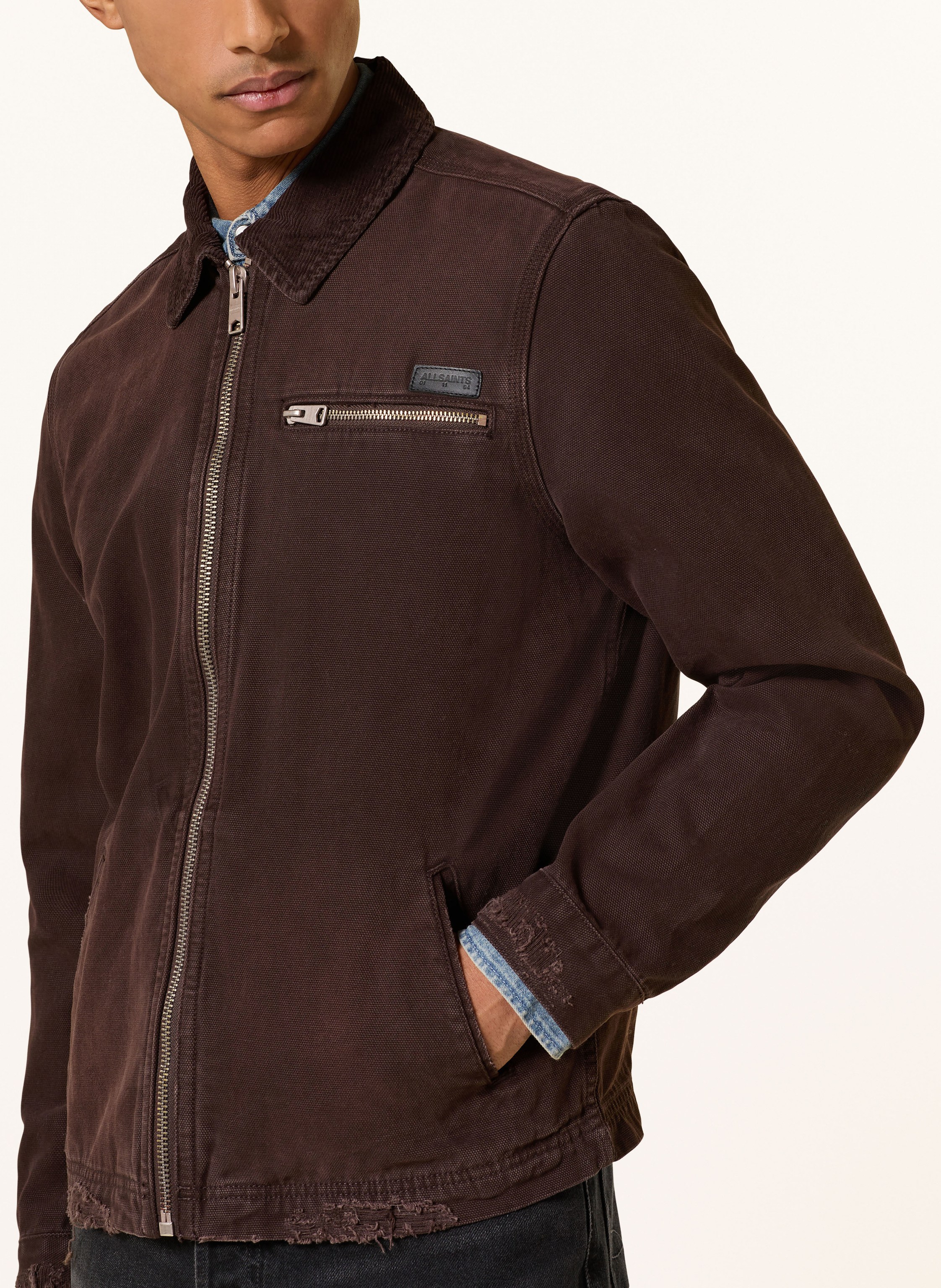 Thumbnail - Allsaints Overjacket Rothwell braun