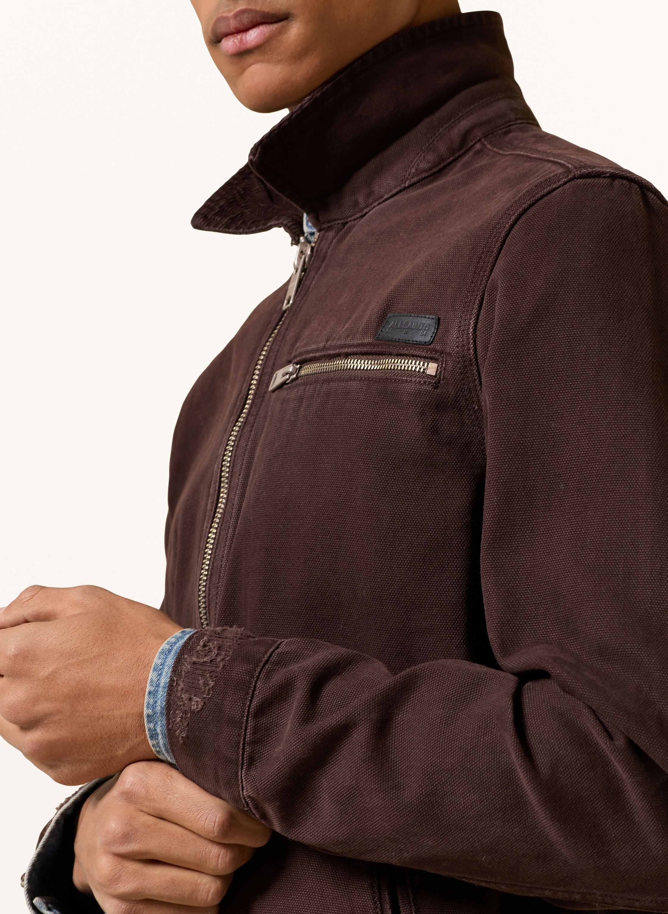 Thumbnail - Allsaints Overjacket Rothwell braun