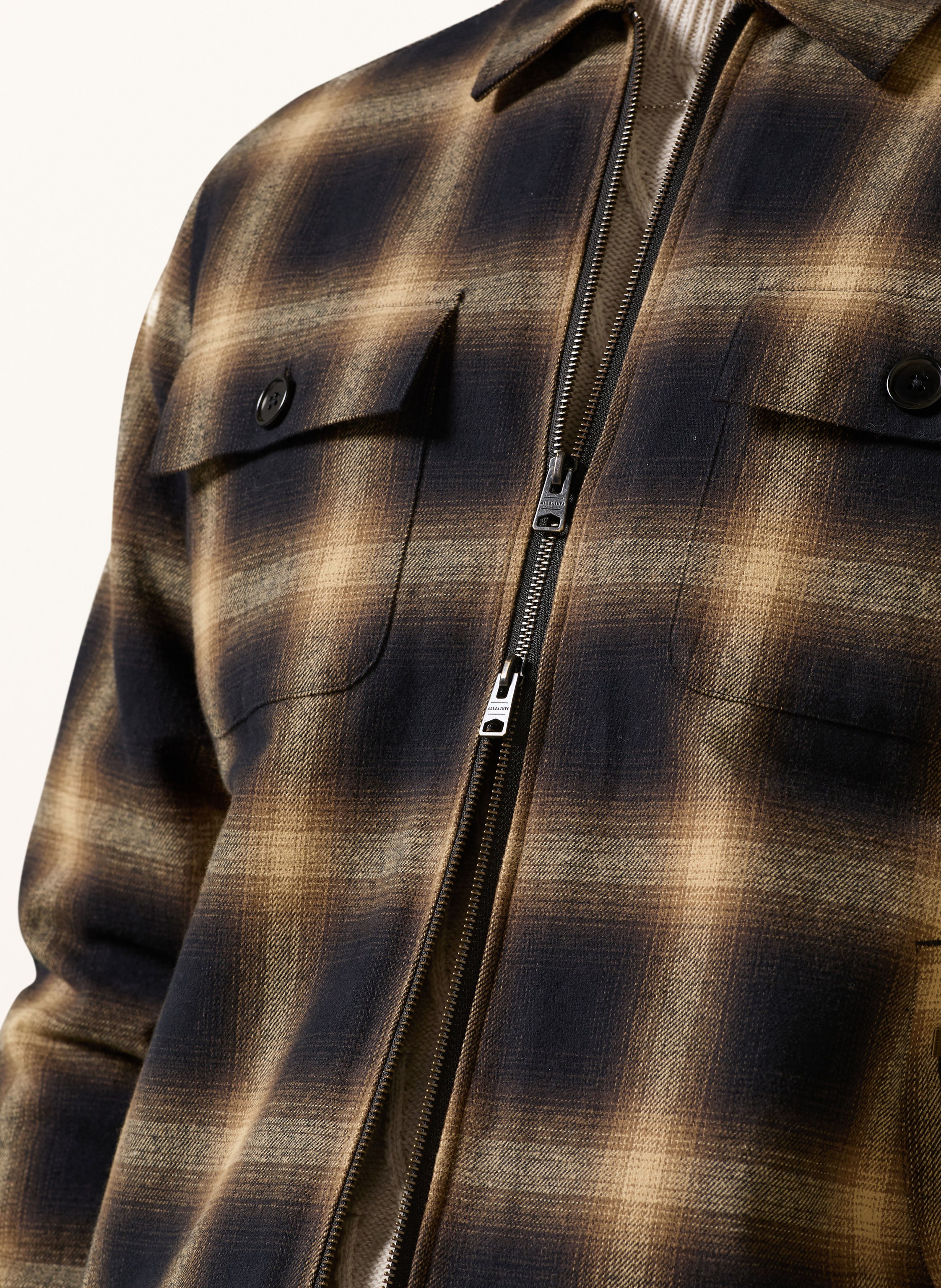 Thumbnail - Allsaints Overjacket Mathers braun