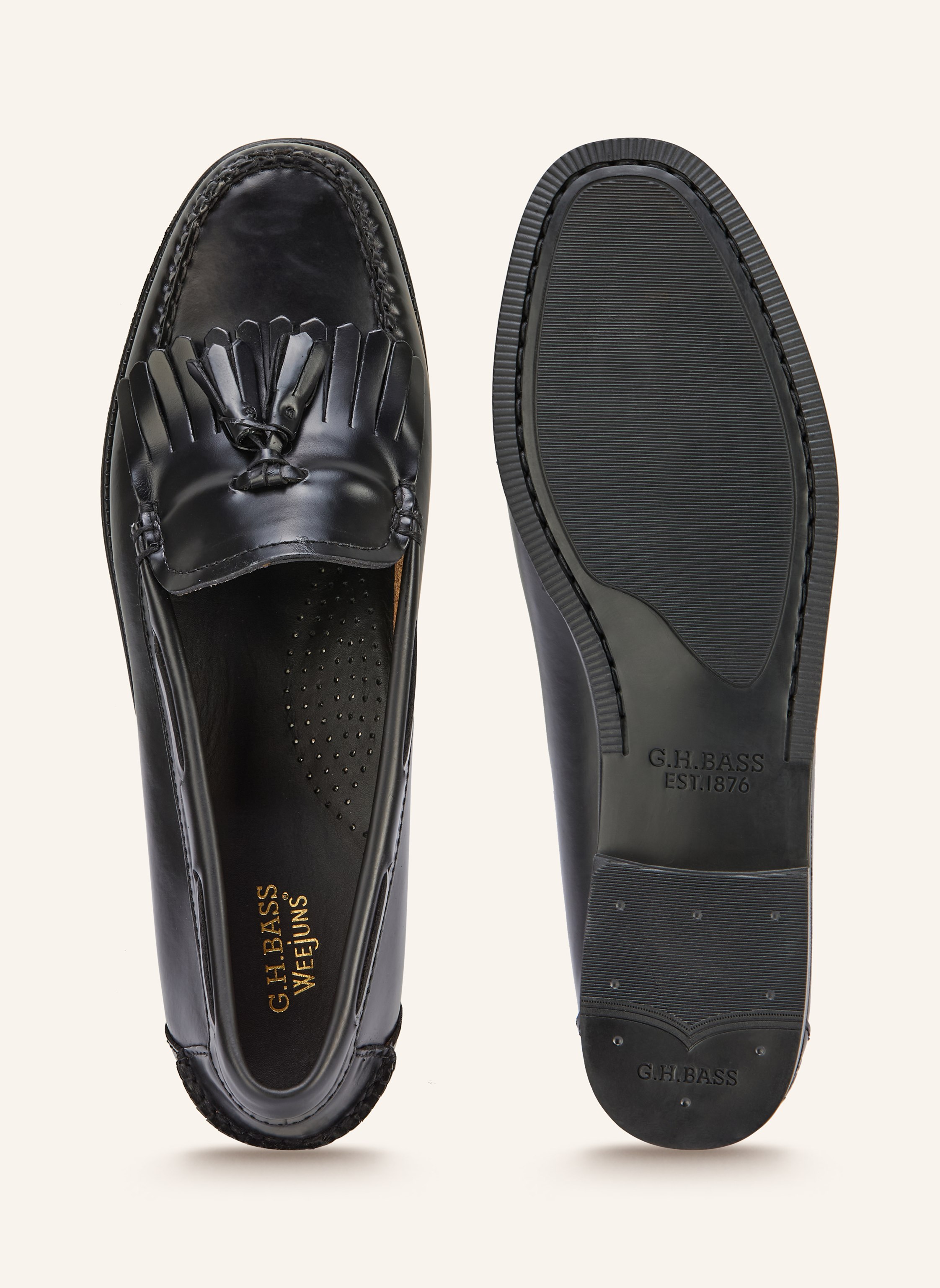Thumbnail - G.H.Bass Loafer Weejun Ii schwarz