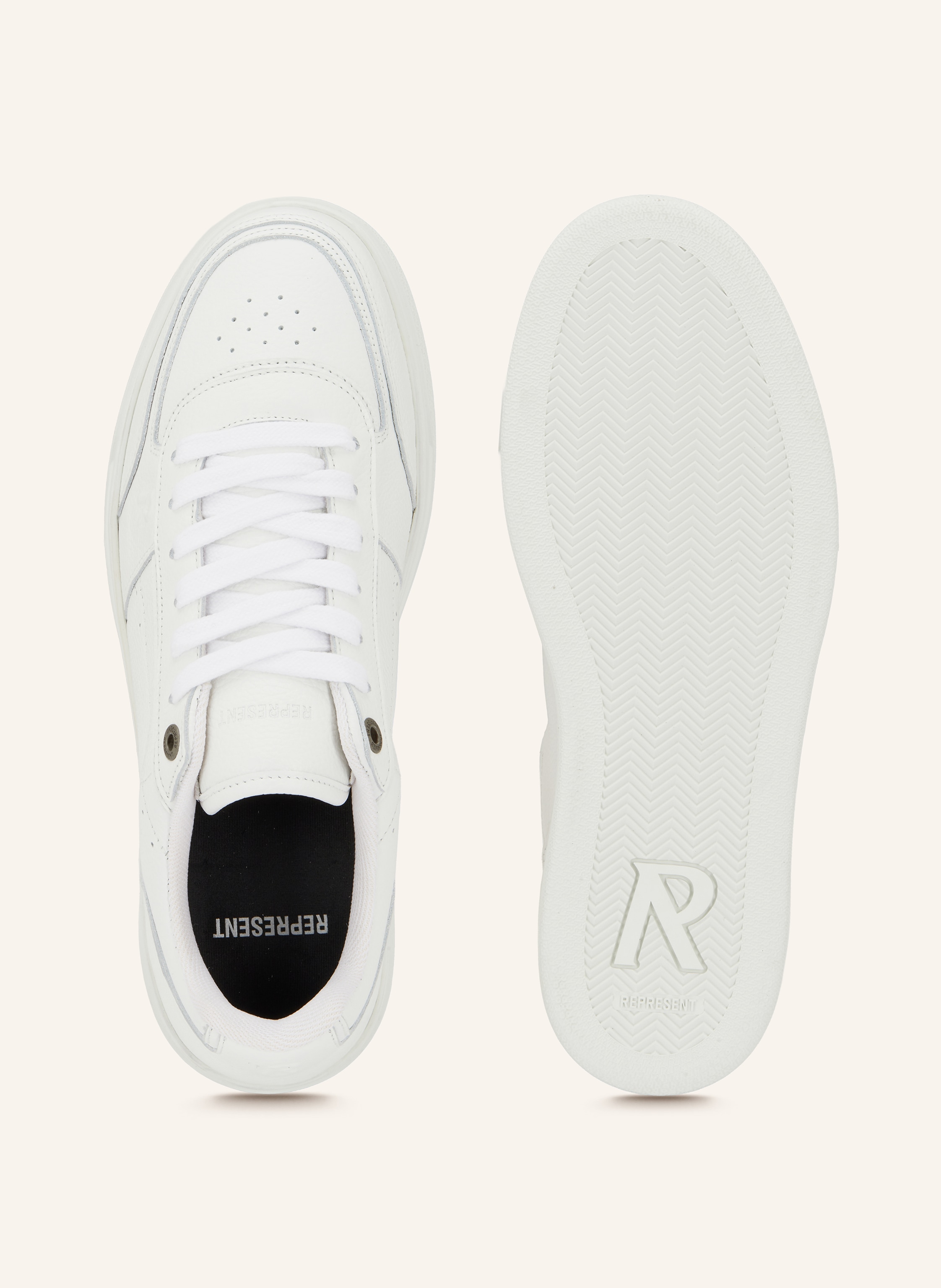 Thumbnail - Represent Sneaker Initial weiss