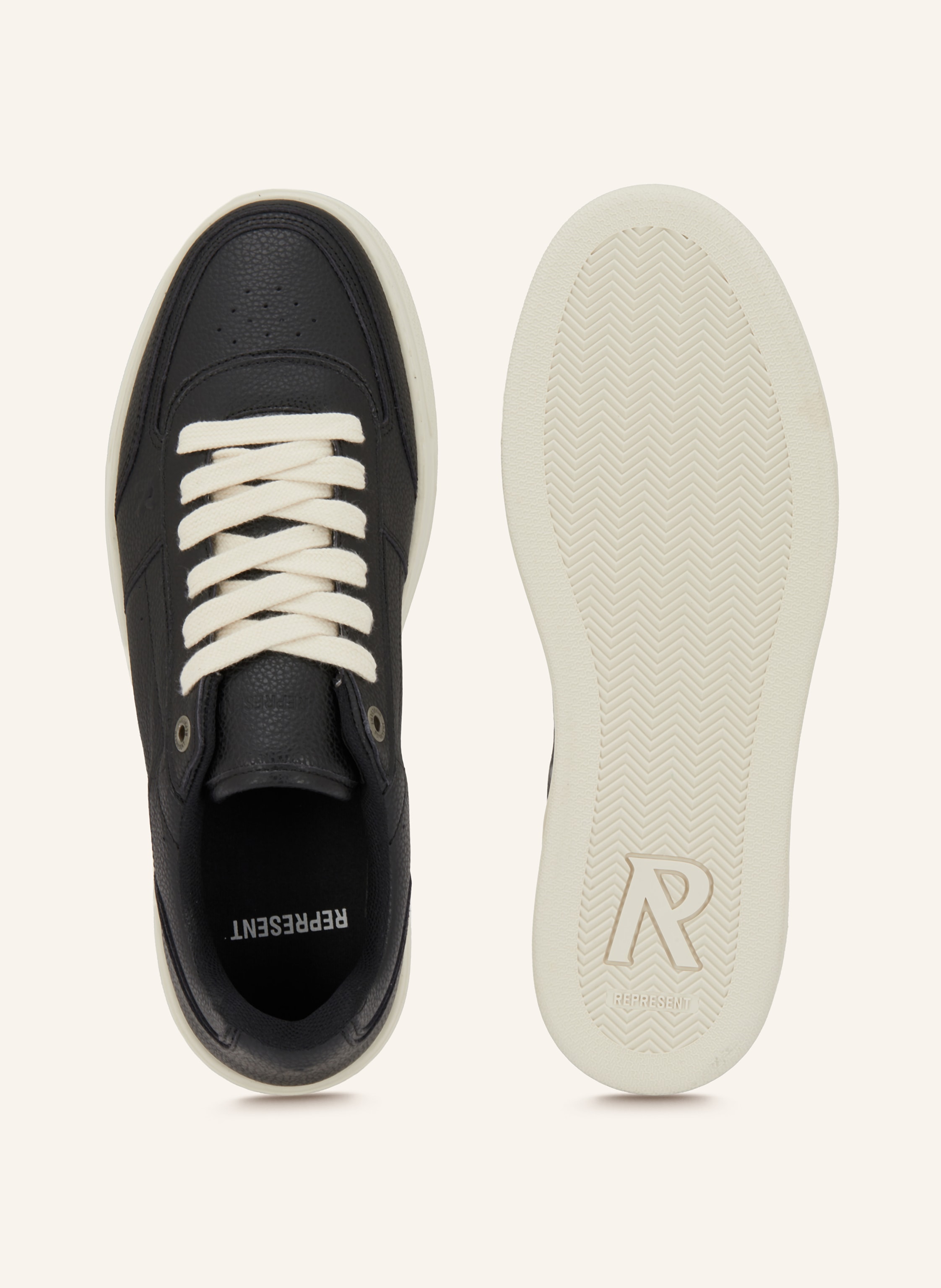 Thumbnail - Represent Sneaker Initial schwarz