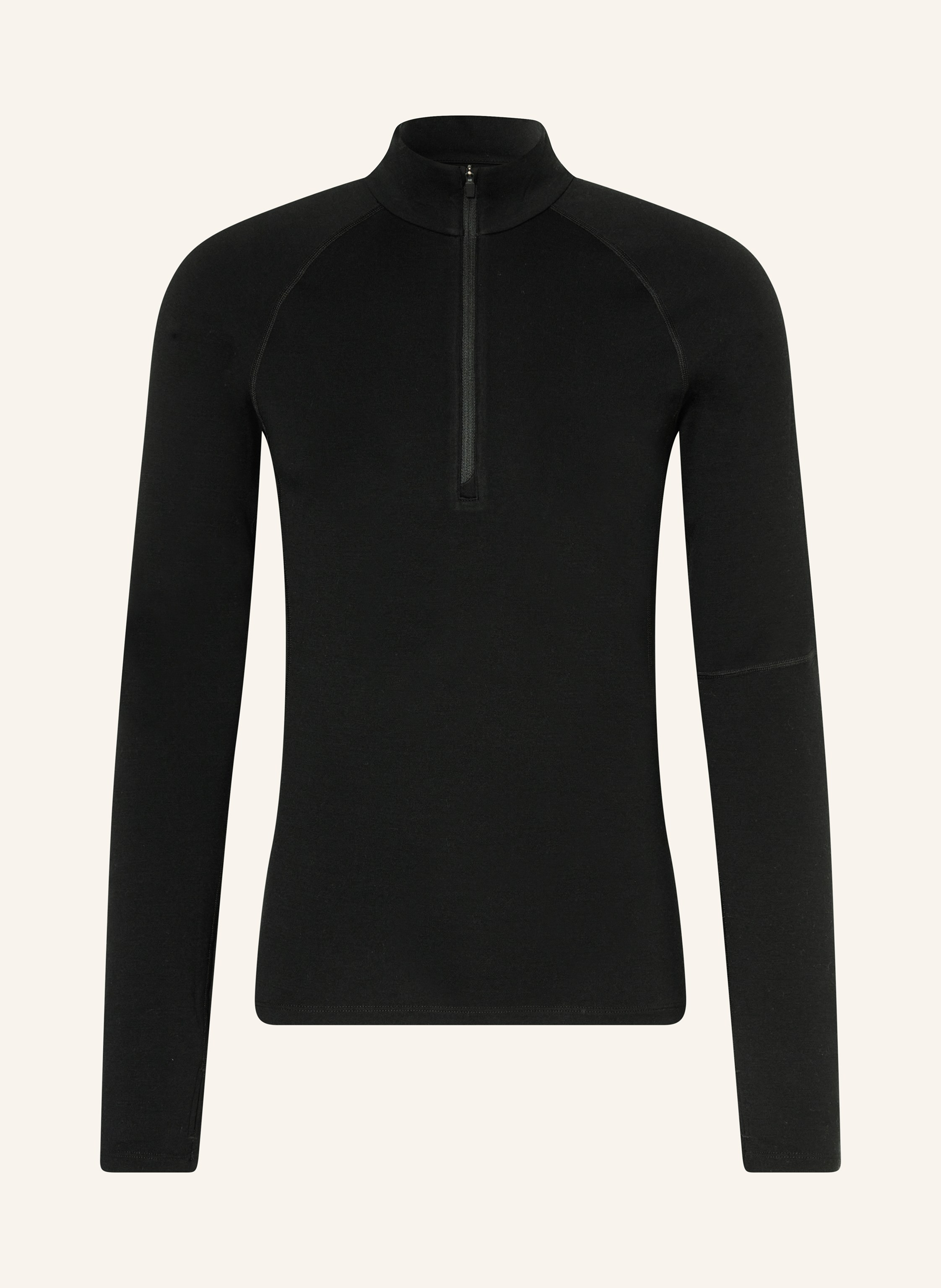 Icebreaker Longsleeve 300 Merinofine Polar Ls Aus Merinowolle schwarz