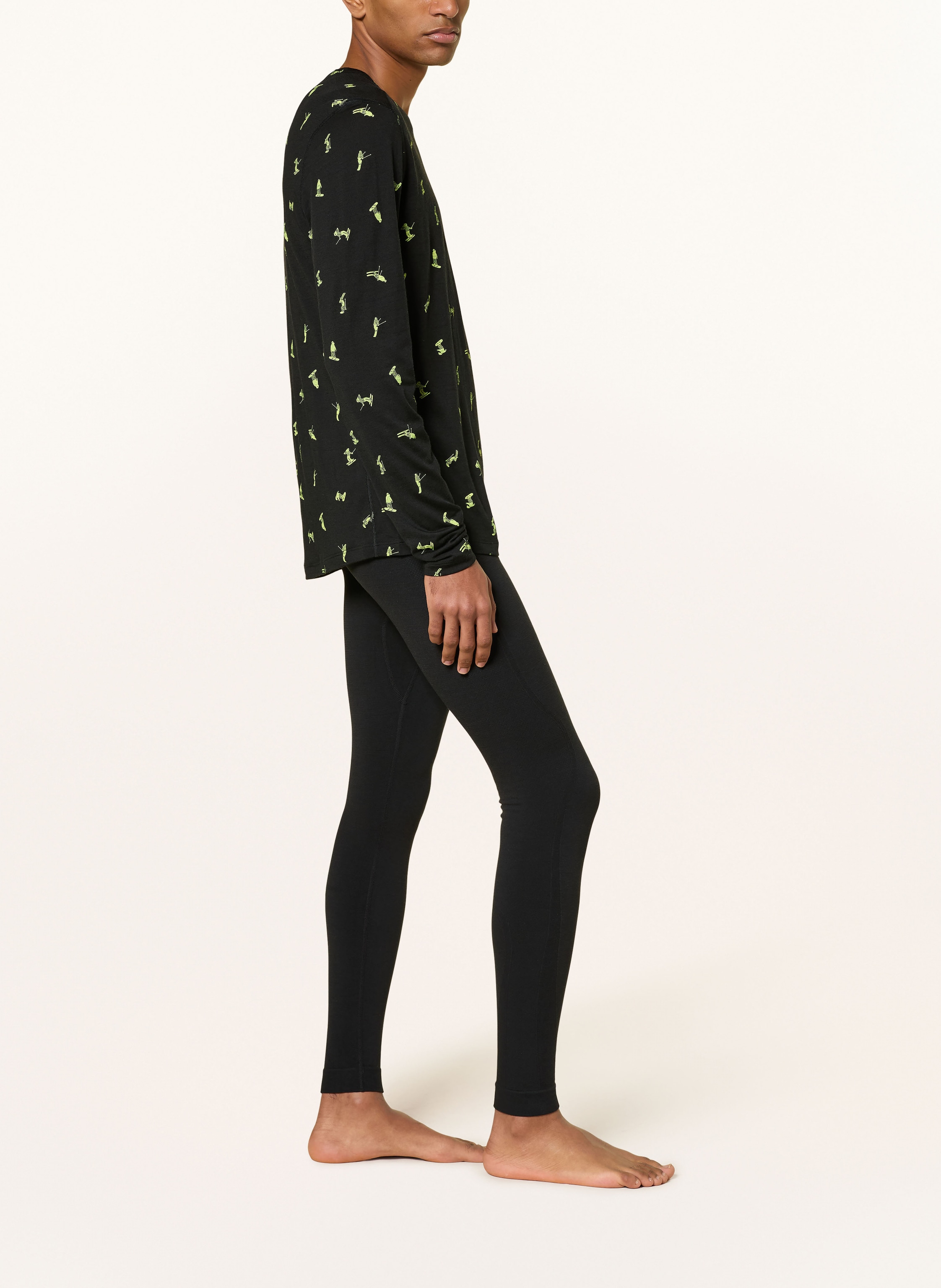 Thumbnail - Icebreaker Tights Mit Merinowolle schwarz