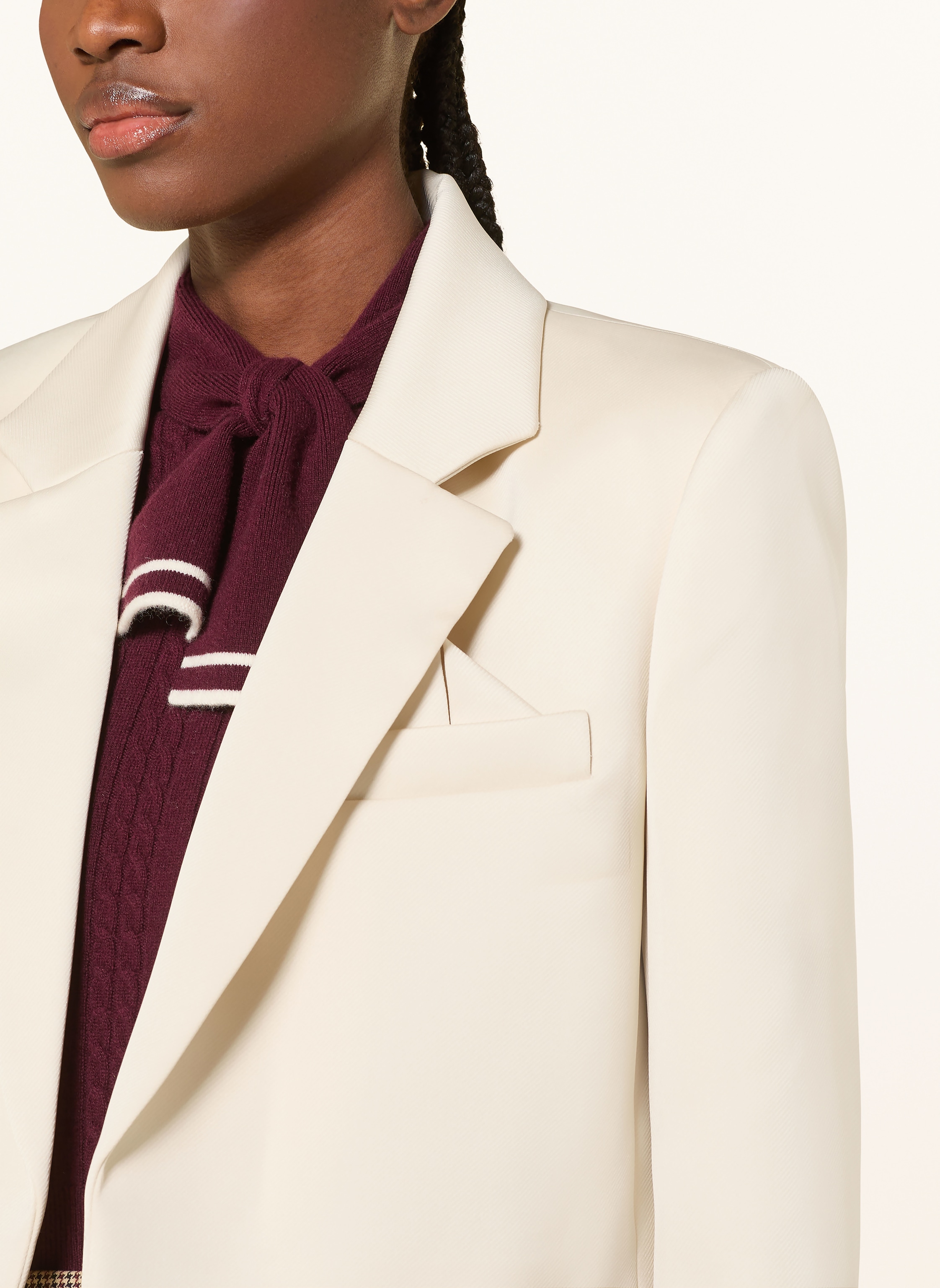 Thumbnail - Claudie Pierlot Cropped-Blazer weiss